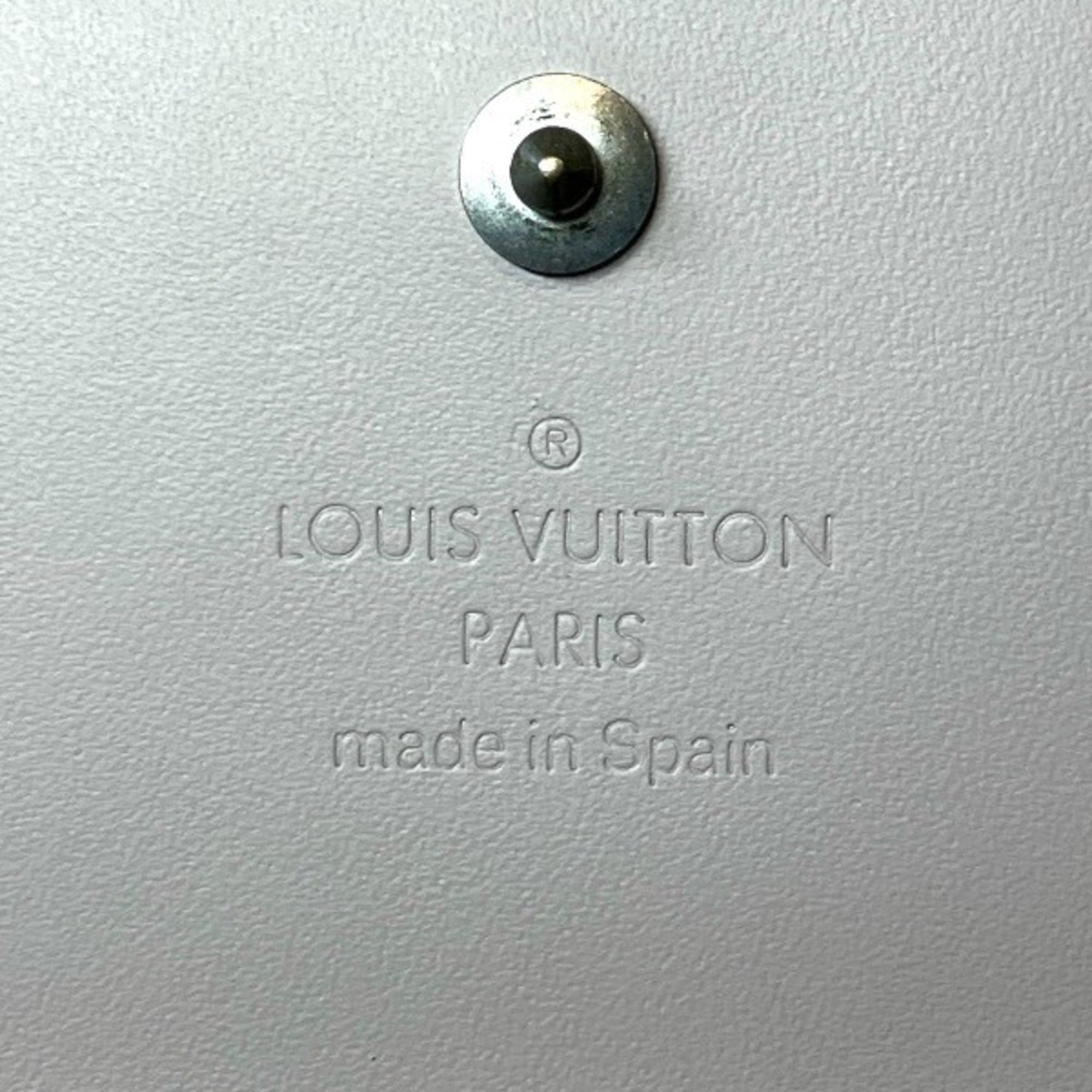 Louis Vuitton Purple Leather Coin Purse/Coin Case (Pre-Owned)
