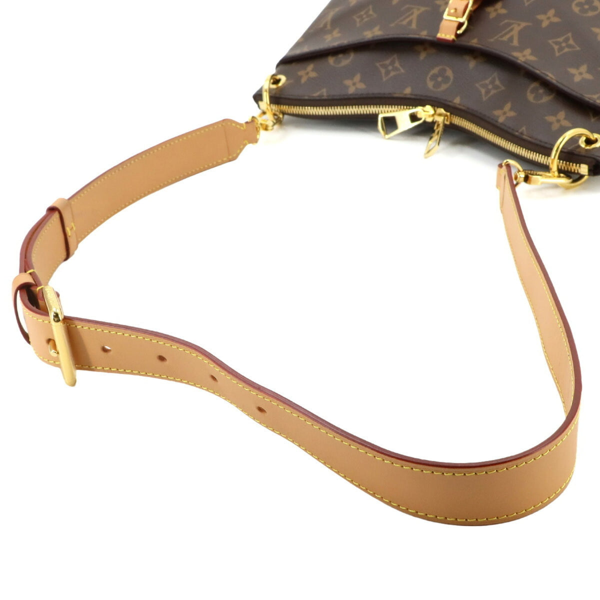 Louis Vuitton Brown Monogram Monogram Leather Handbag Shoulder Bag (Pre-Owned)