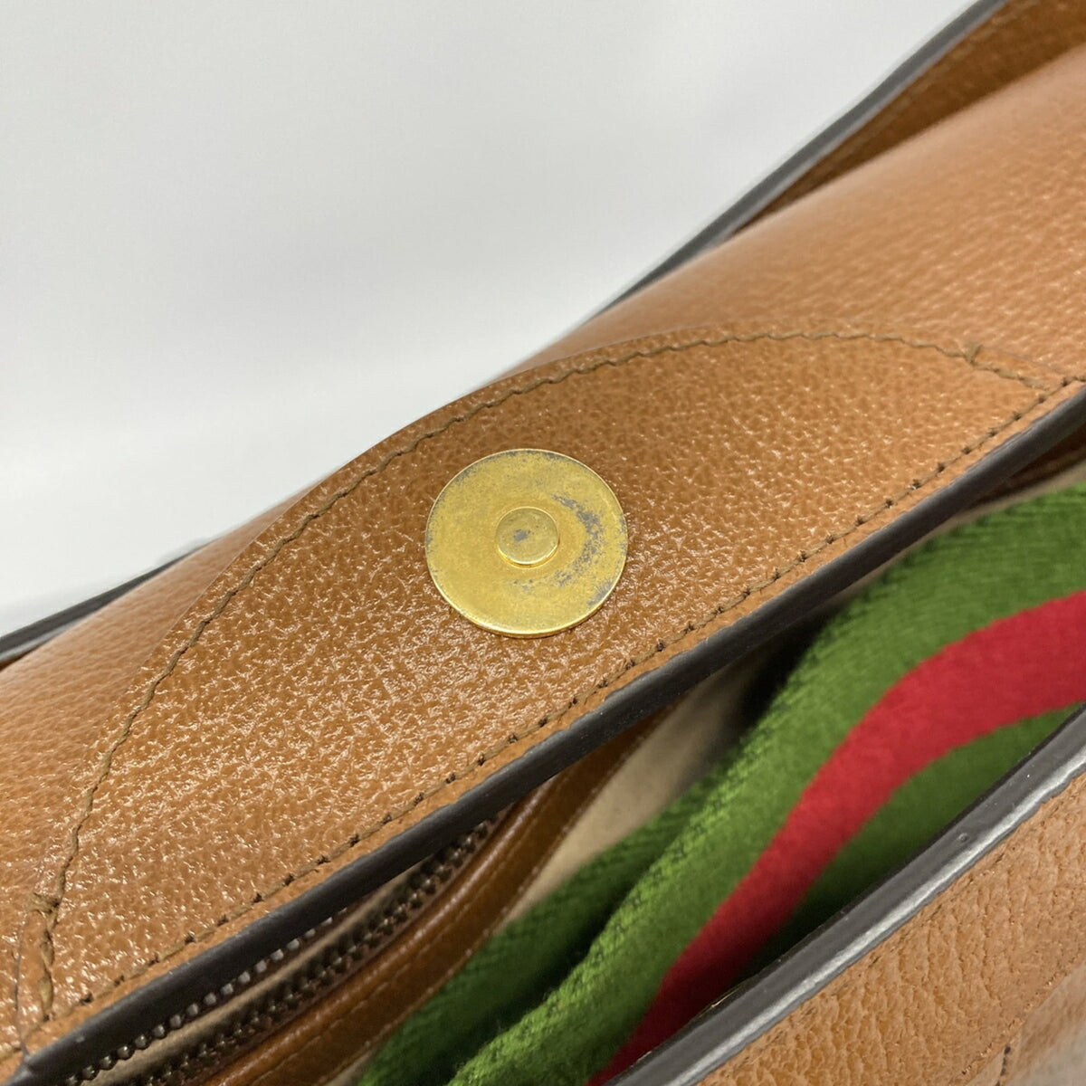 Gucci Brown Leather Tote Bag (Pre-Owned)