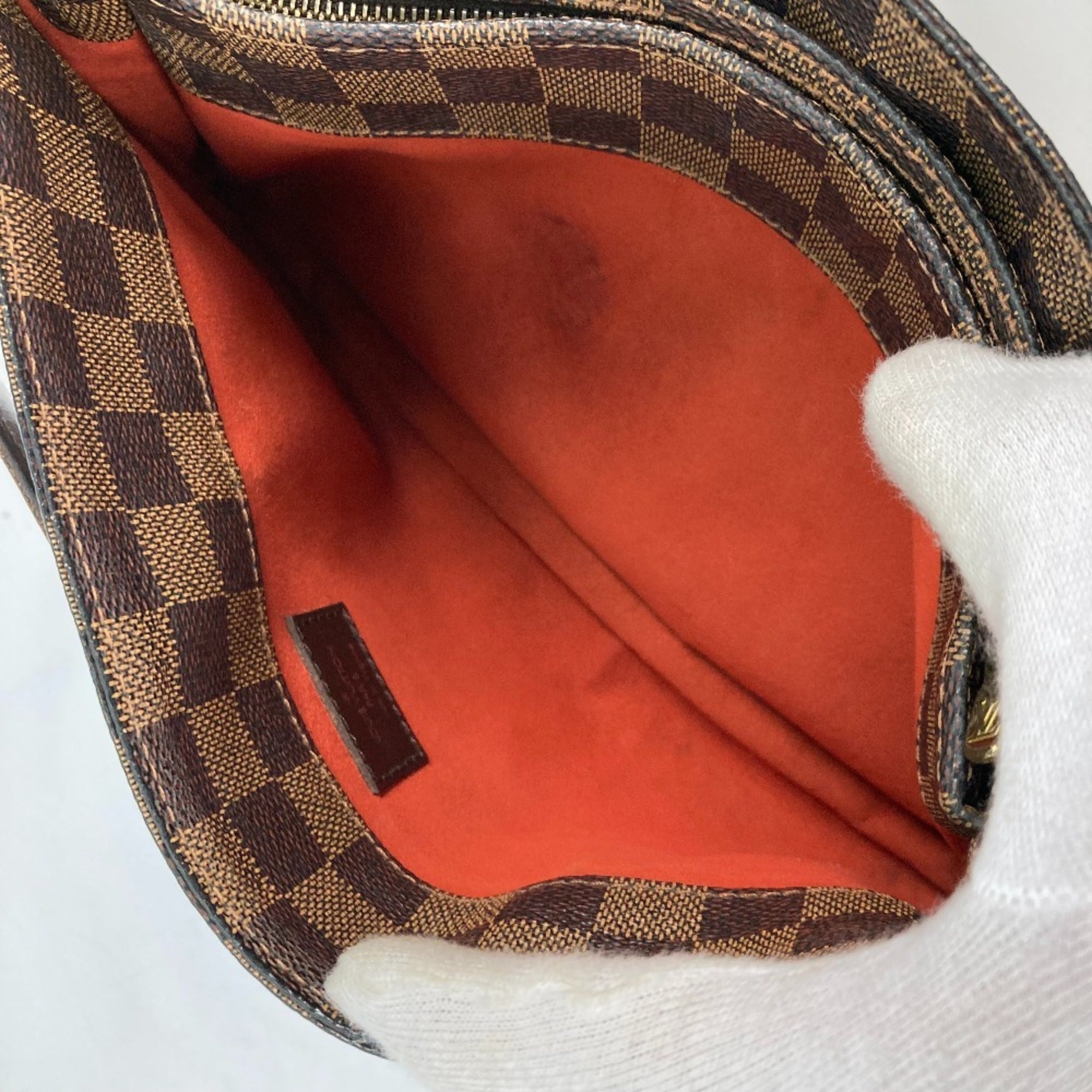 Louis Vuitton Damier Brown Damier Canvas Ebene Damier Canvas Shoulder Bag (Pre-Owned)