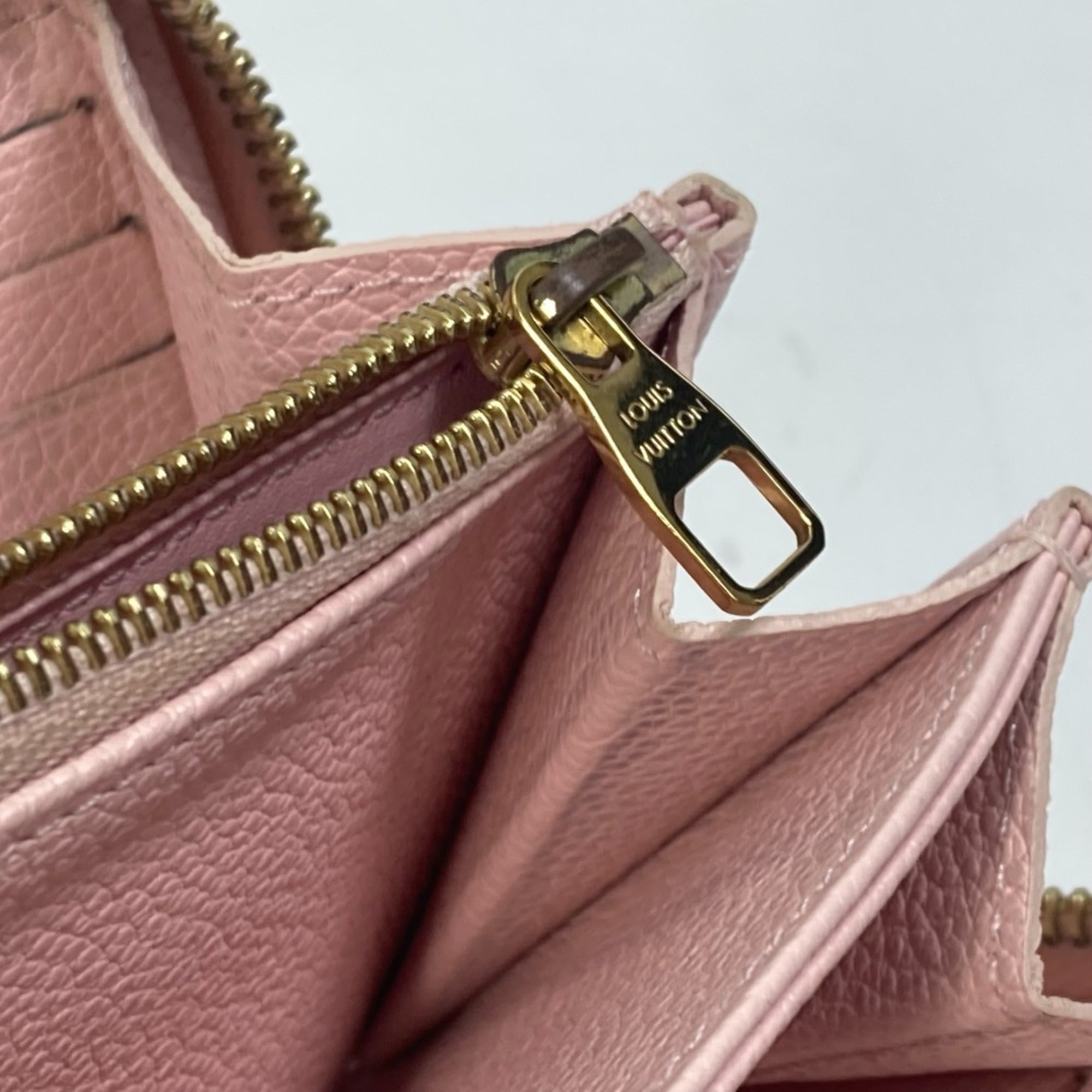 Louis Vuitton Monogram Empreinte Pink Monogram Empreinte Long Wallet (Bi-Fold) (Pre-Owned)