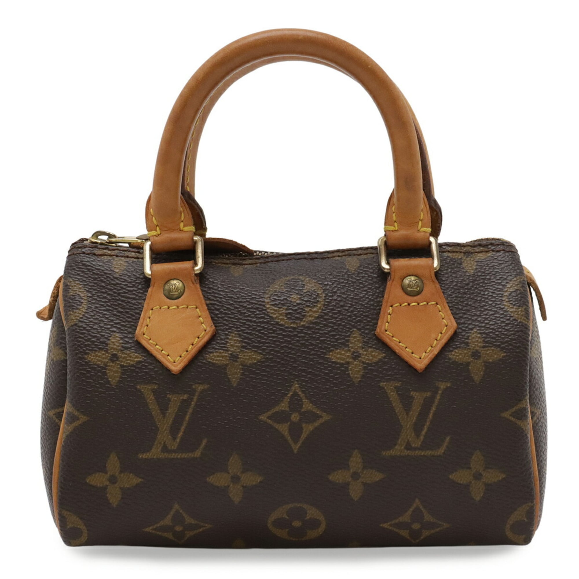 Louis Vuitton Brown Monogram Canvas Pvc Coated Canvas Handbag Pouch (Pre-Owned)