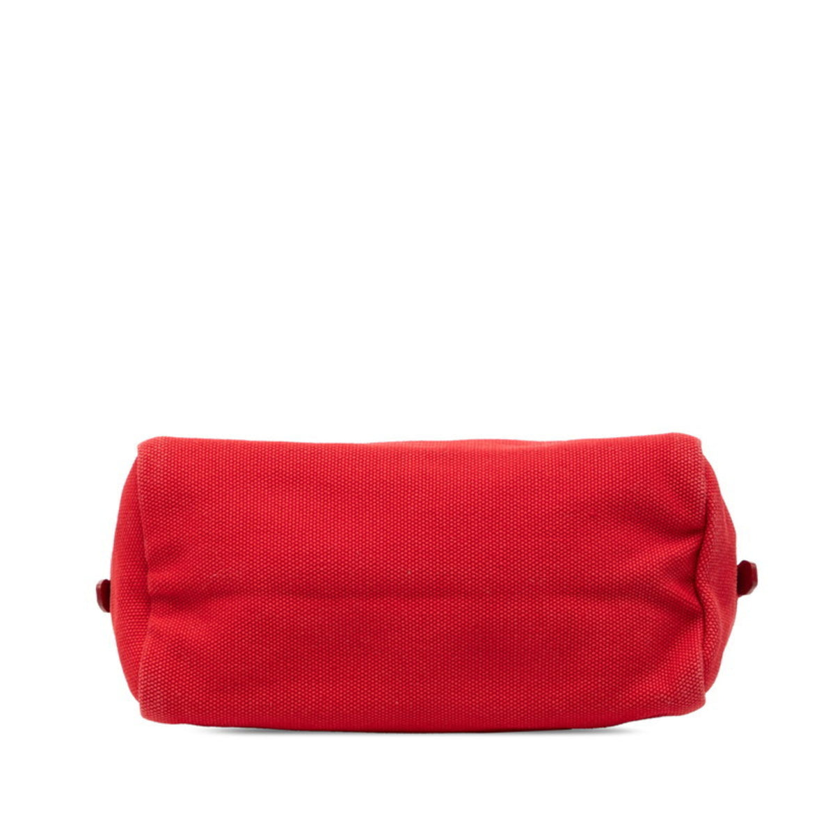 Prada Canapa Red Color Canvas Pouch (Pre-Owned)