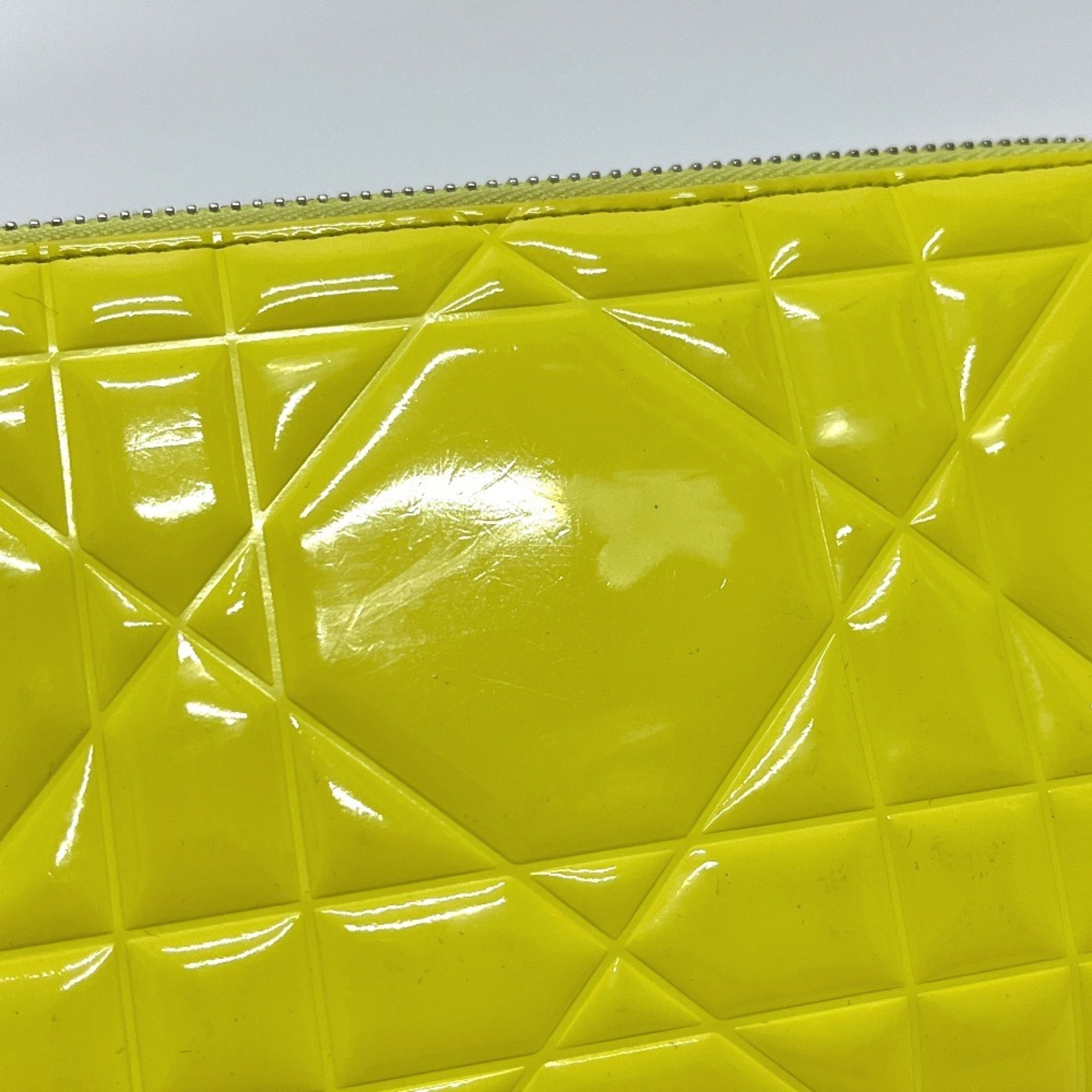 Christian Dior Yellow Leather Long Wallet (Bi-Fold) (Pre-Owned)