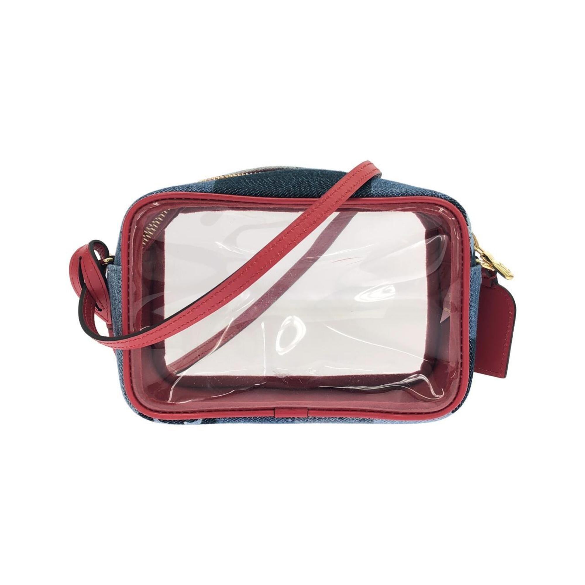 Louis Vuitton Blue Rouge Denim Pouch Shoulder Bag (Pre-Owned)