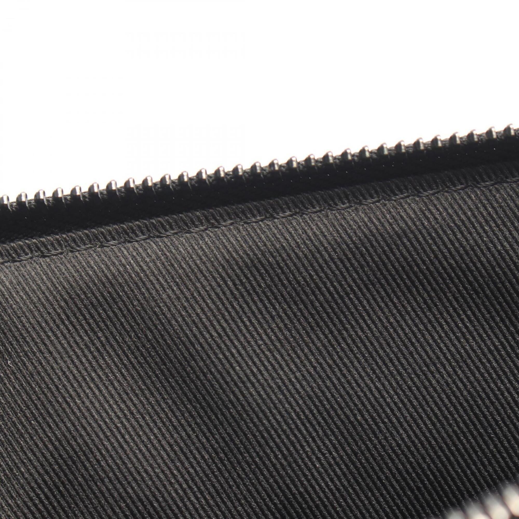 Louis Vuitton Black Brown Coated Canvas Leather Fanny Pack Handbag (Pre-Owned)