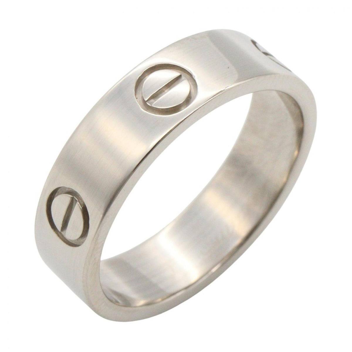 Cartier Silver White Gold (18K) Band Ring (Pre-Owned)