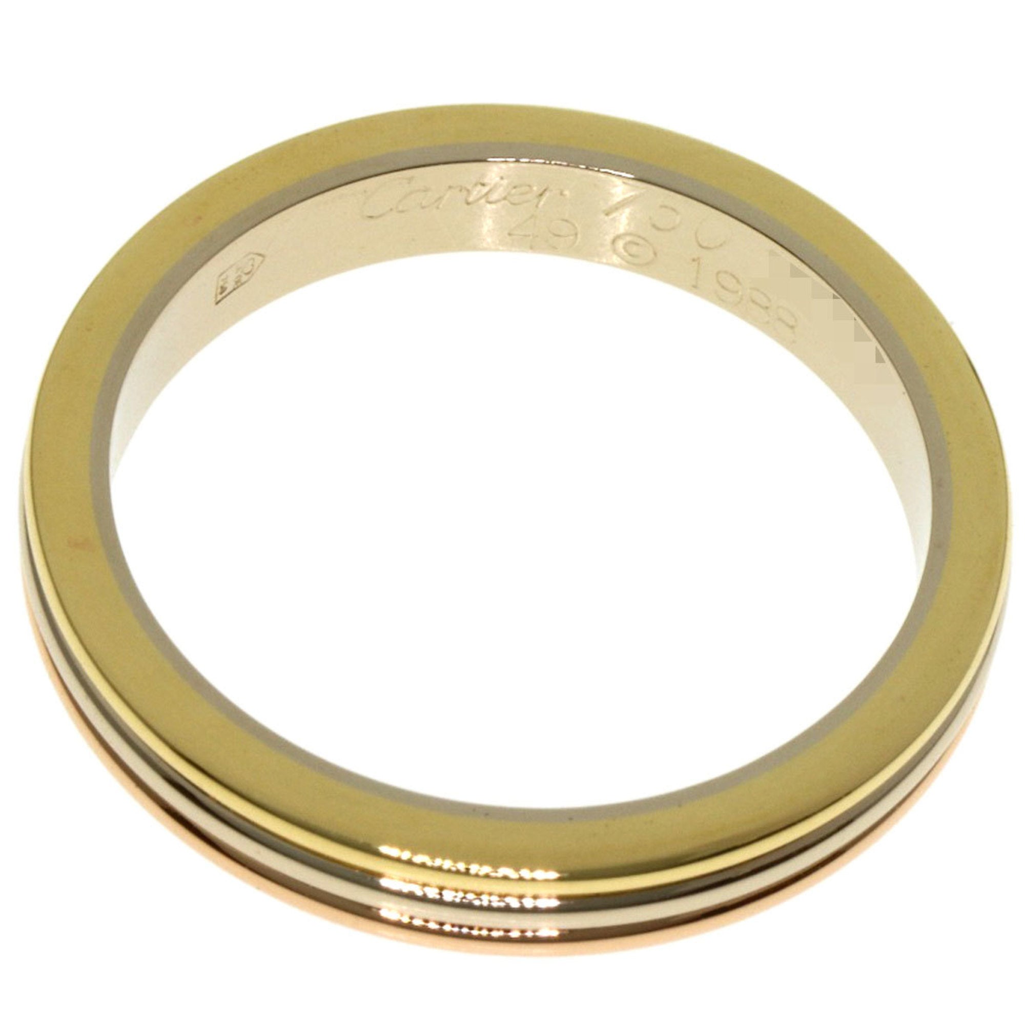 Cartier Yellow Gold (18K) Pink Gold (18K) White Gold (18K) Band Ring (Pre-Owned)