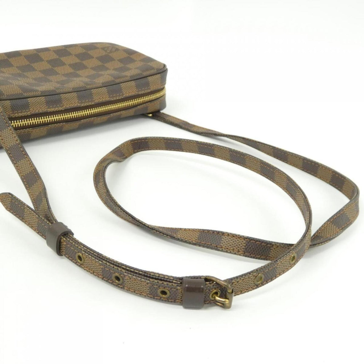 Louis Vuitton Brown Coated Canvas Shoulder Bag (Pre-Owned)