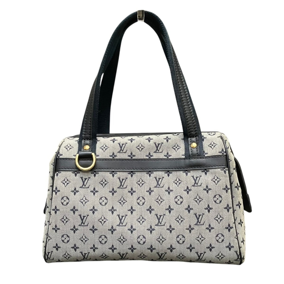 Louis Vuitton Gray Monogram Canvas Handbag (Pre-Owned)