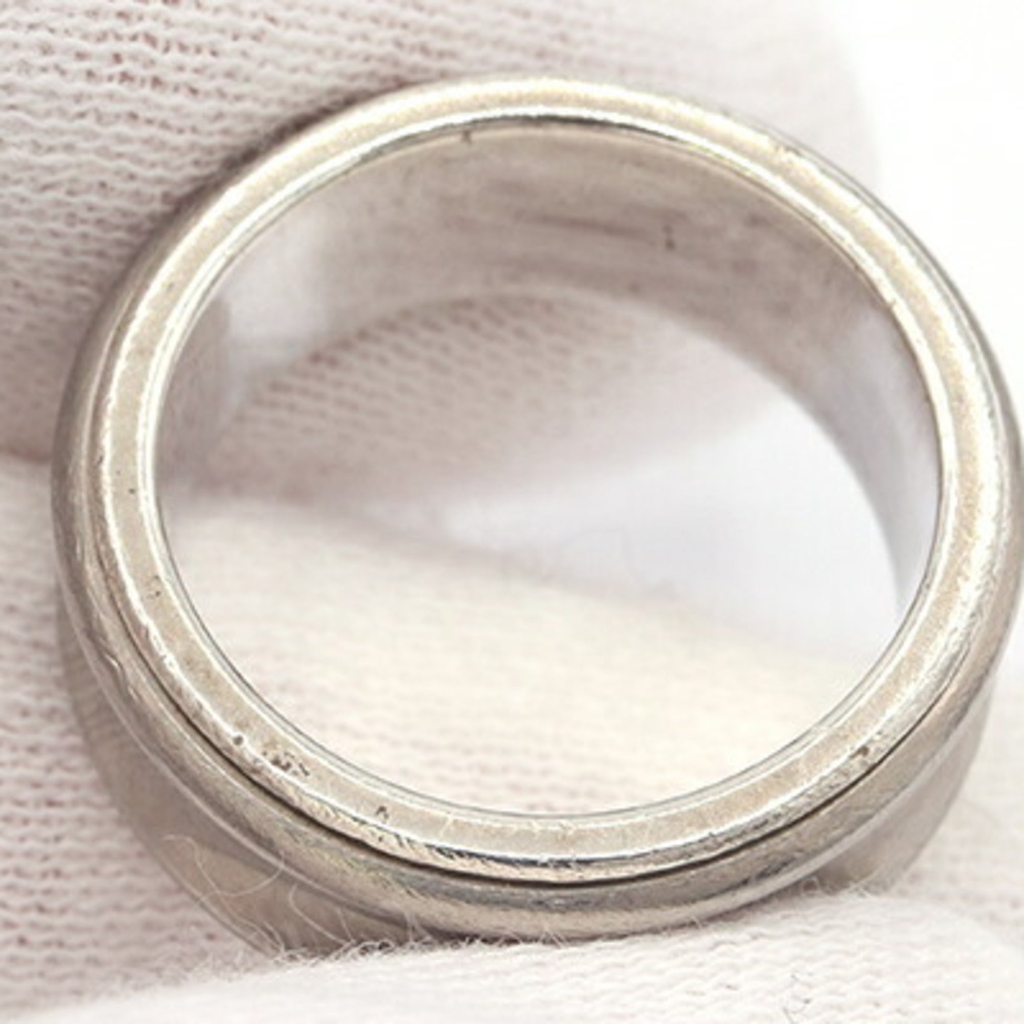 Tiffany Sterling Silver 925 Titanium Band Ring (Pre-Owned)