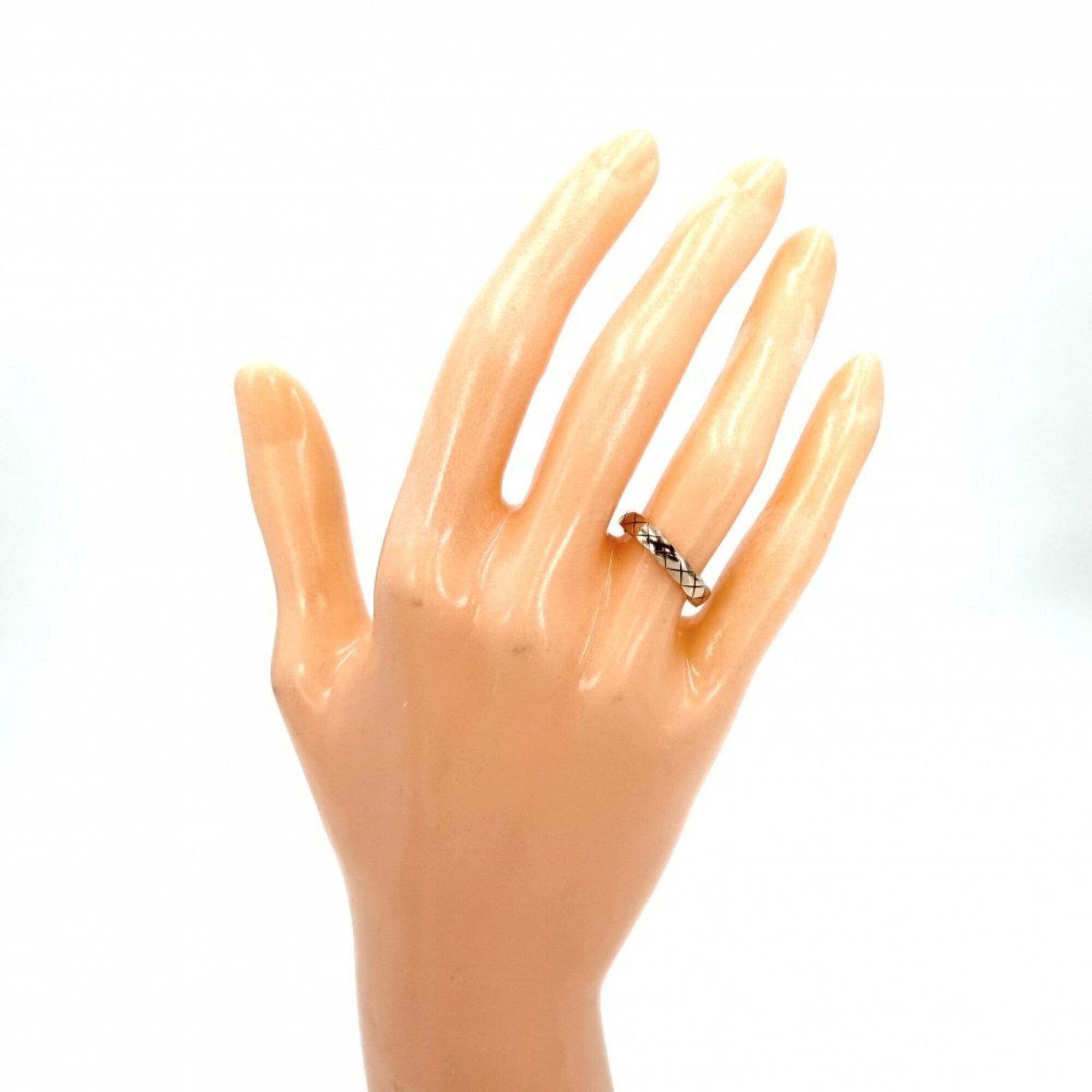 Chanel Pink Gold (18K) Band Ring (Pre-Owned)