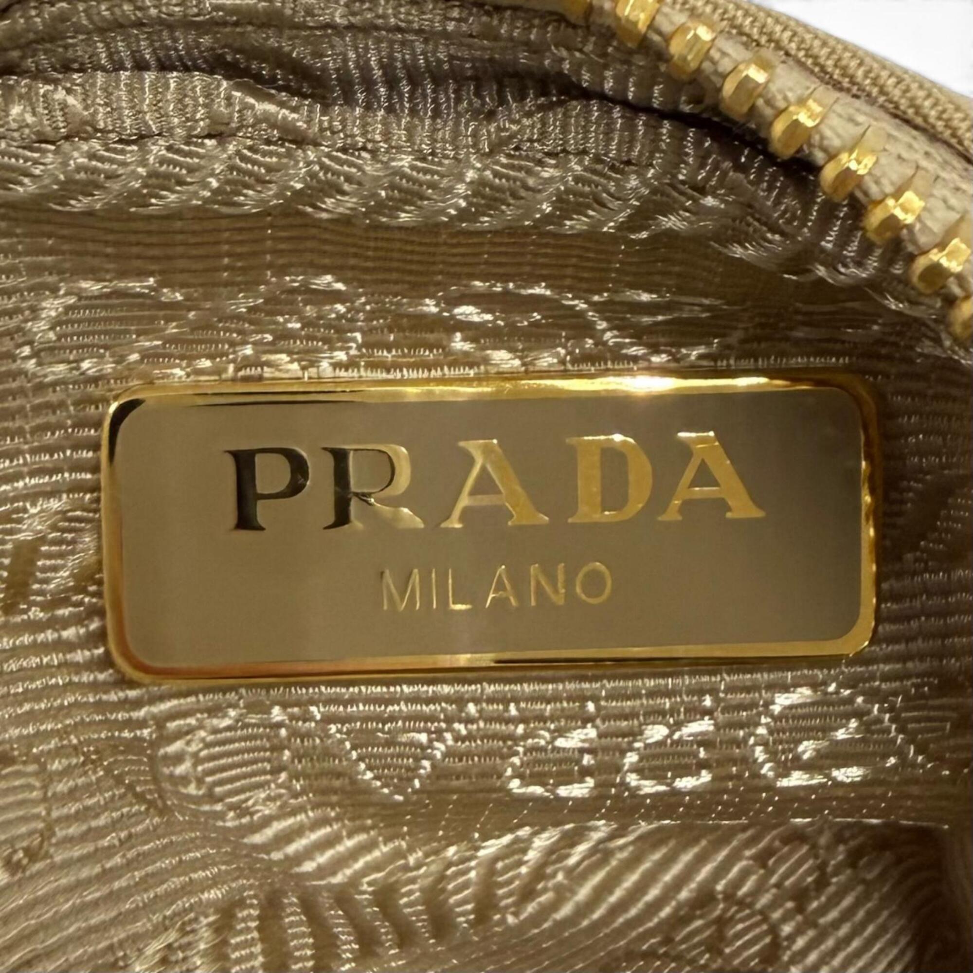 Prada Beige Pouch (Pre-Owned)