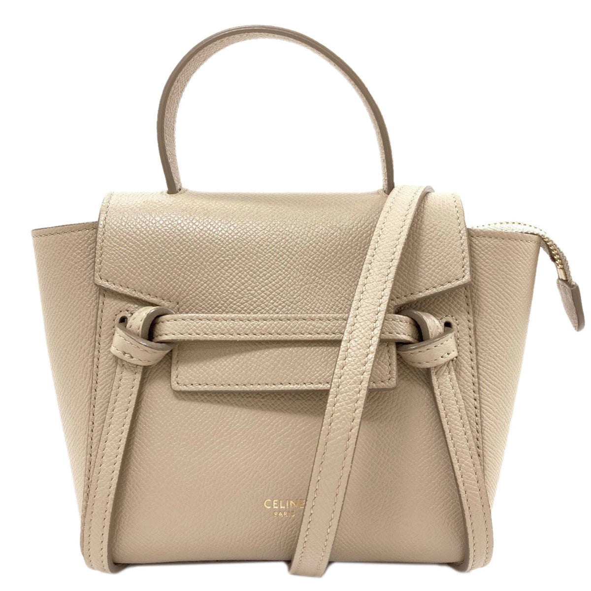 Celine Beige Leather Handbag (Pre-Owned)
