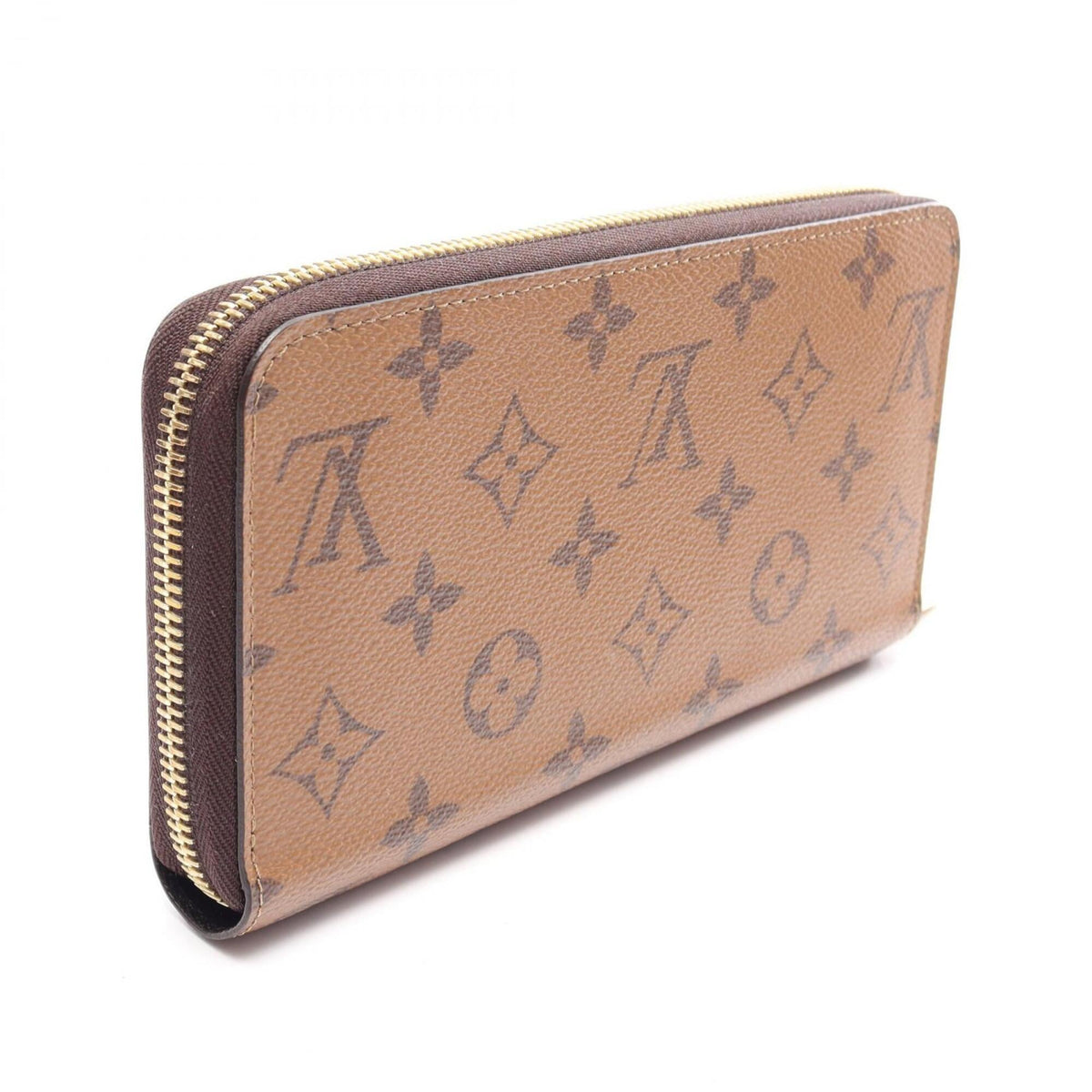 Louis Vuitton Brown Pvc Long Wallet (Bi-Fold) (Pre-Owned)