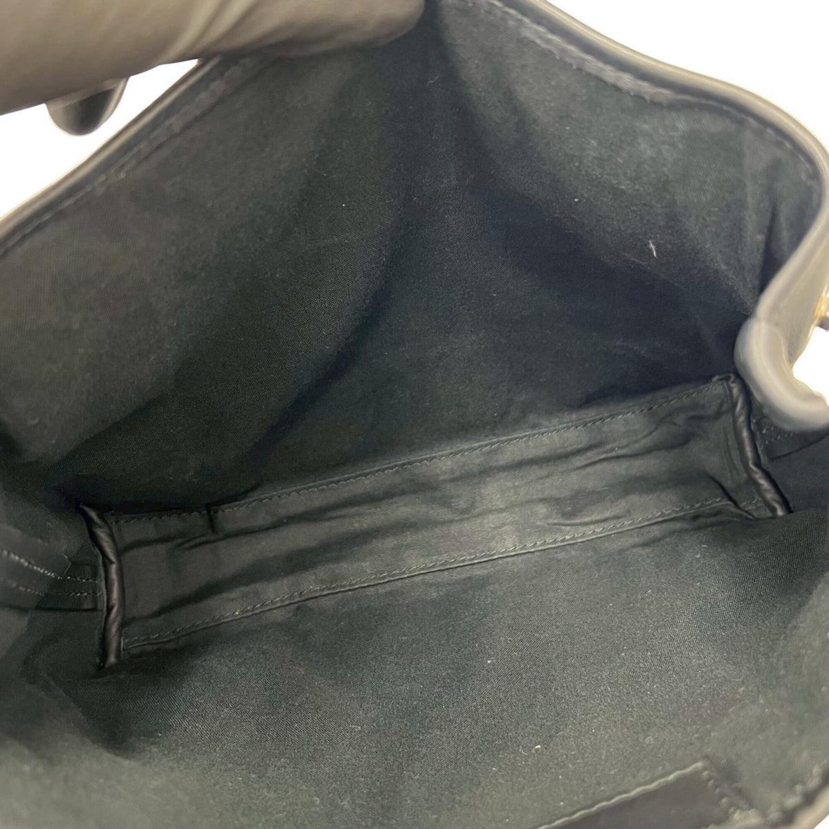 Balenciaga Black Leather Handbag Pouch Shoulder Bag (Pre-Owned)
