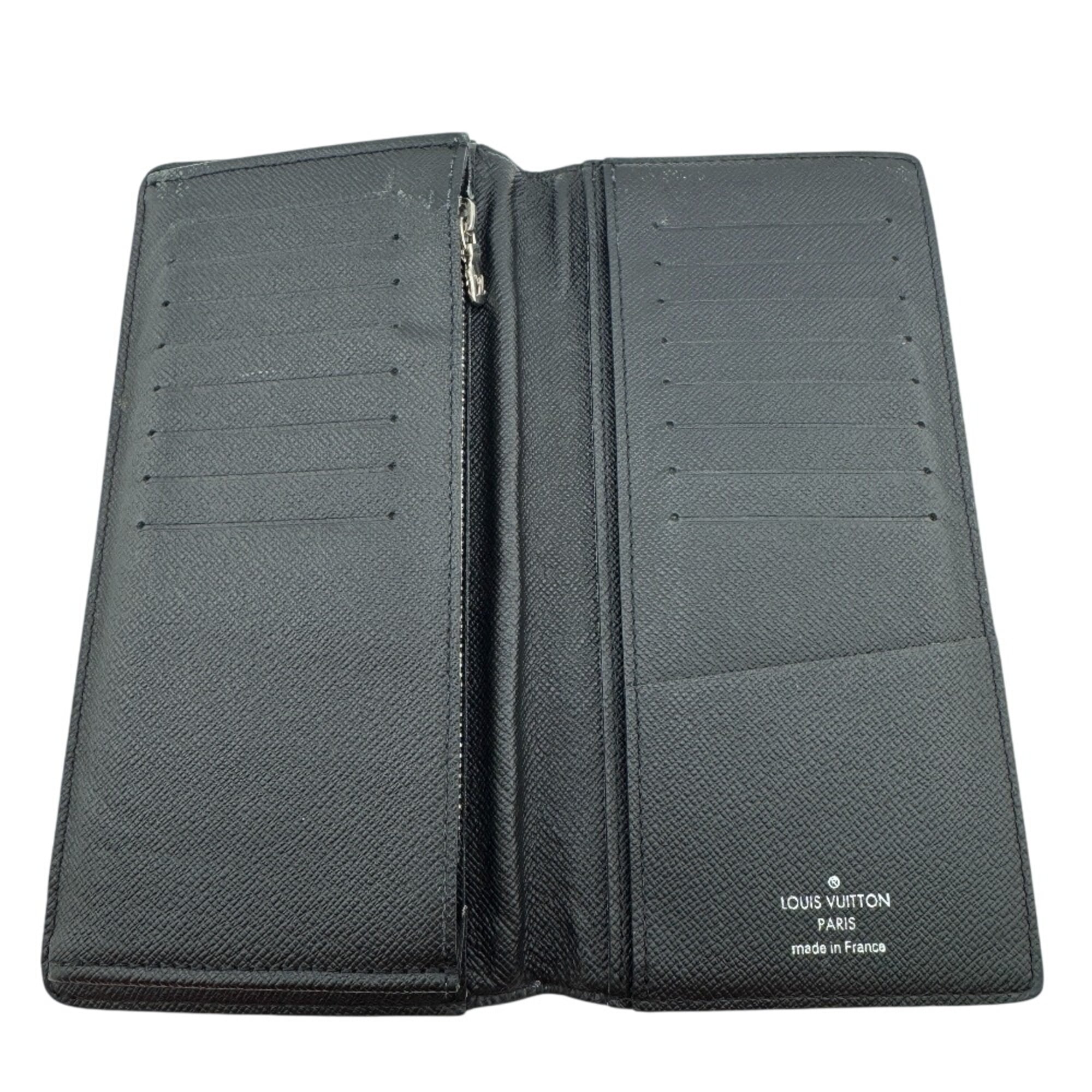 Louis Vuitton Damier Graphite Black Gray Leather Long Wallet (Bi-Fold) (Pre-Owned)
