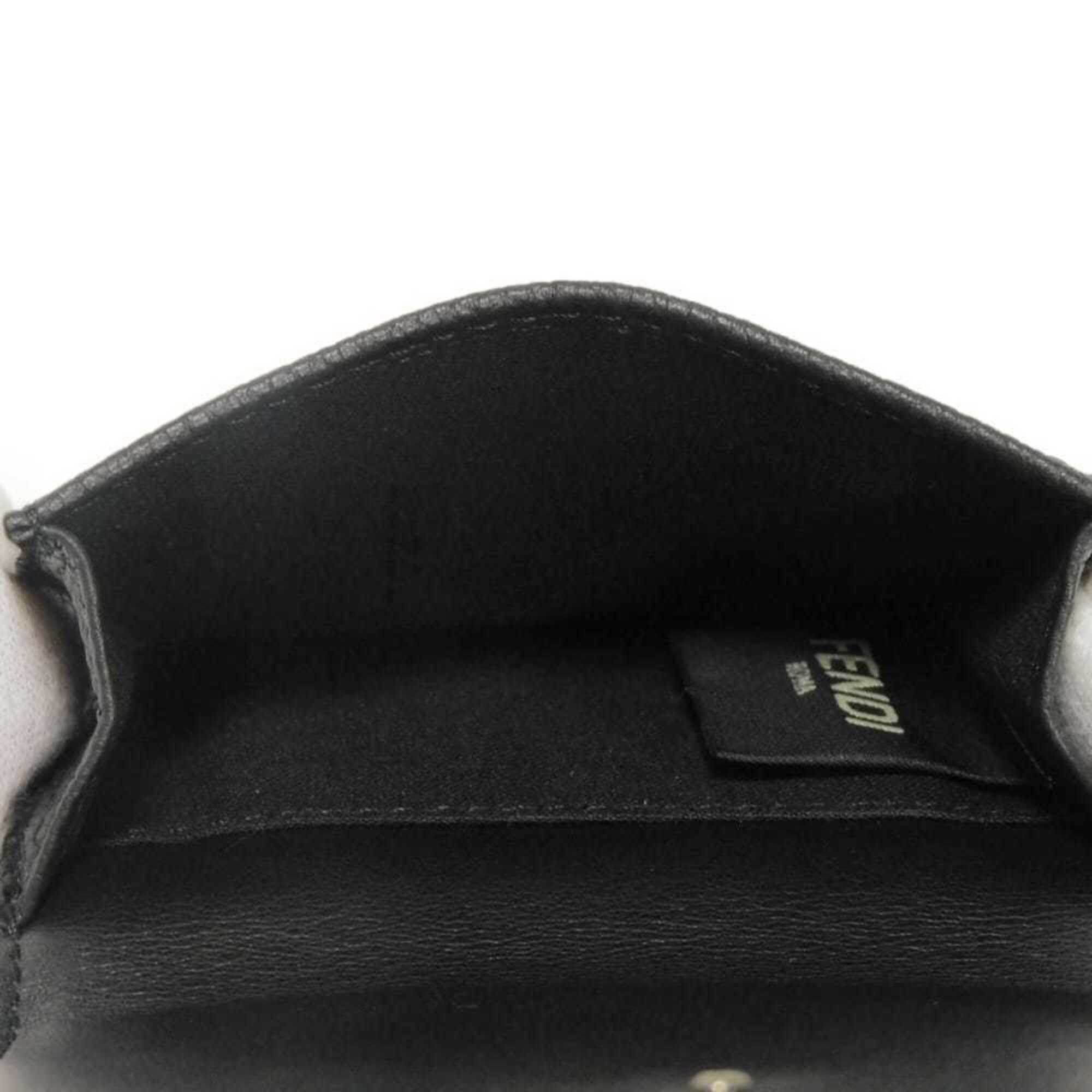 Fendi Black Gunmetal Wallet (Tri-Fold) (Pre-Owned)