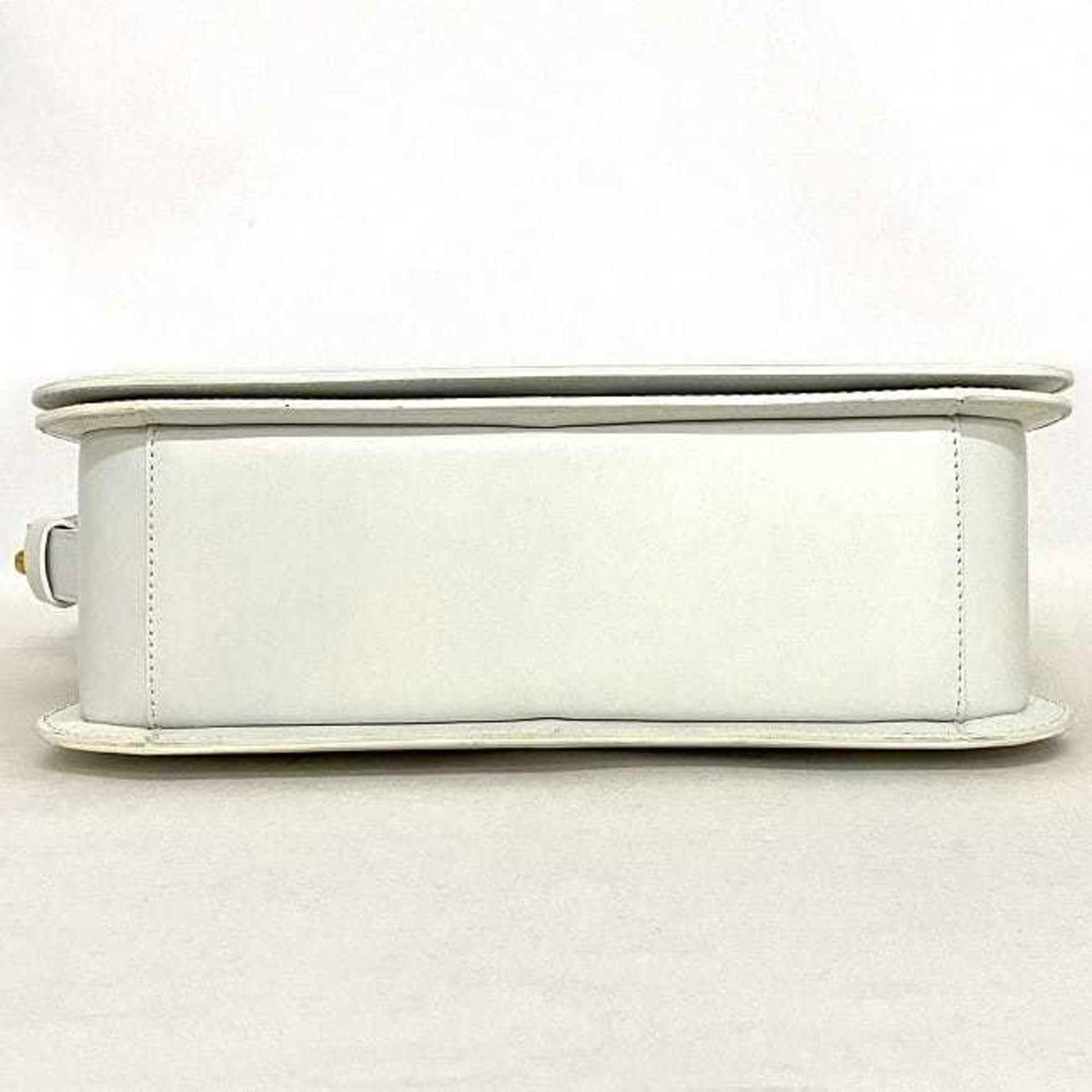 Celine White Leather Handbag Shoulder Bag (Pre-Owned)
