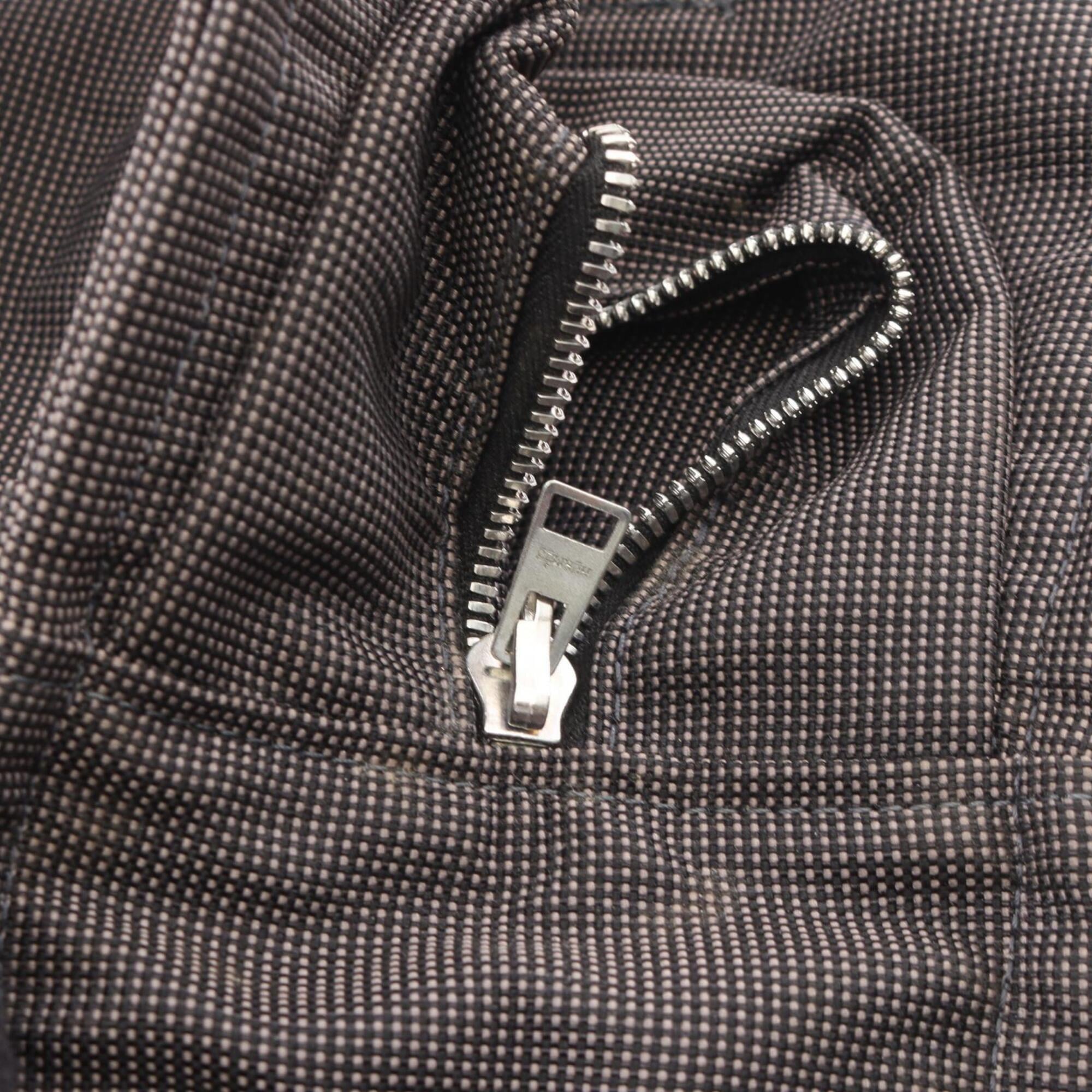 Hermes Gray Canvas Backpack (Pre-Owned)