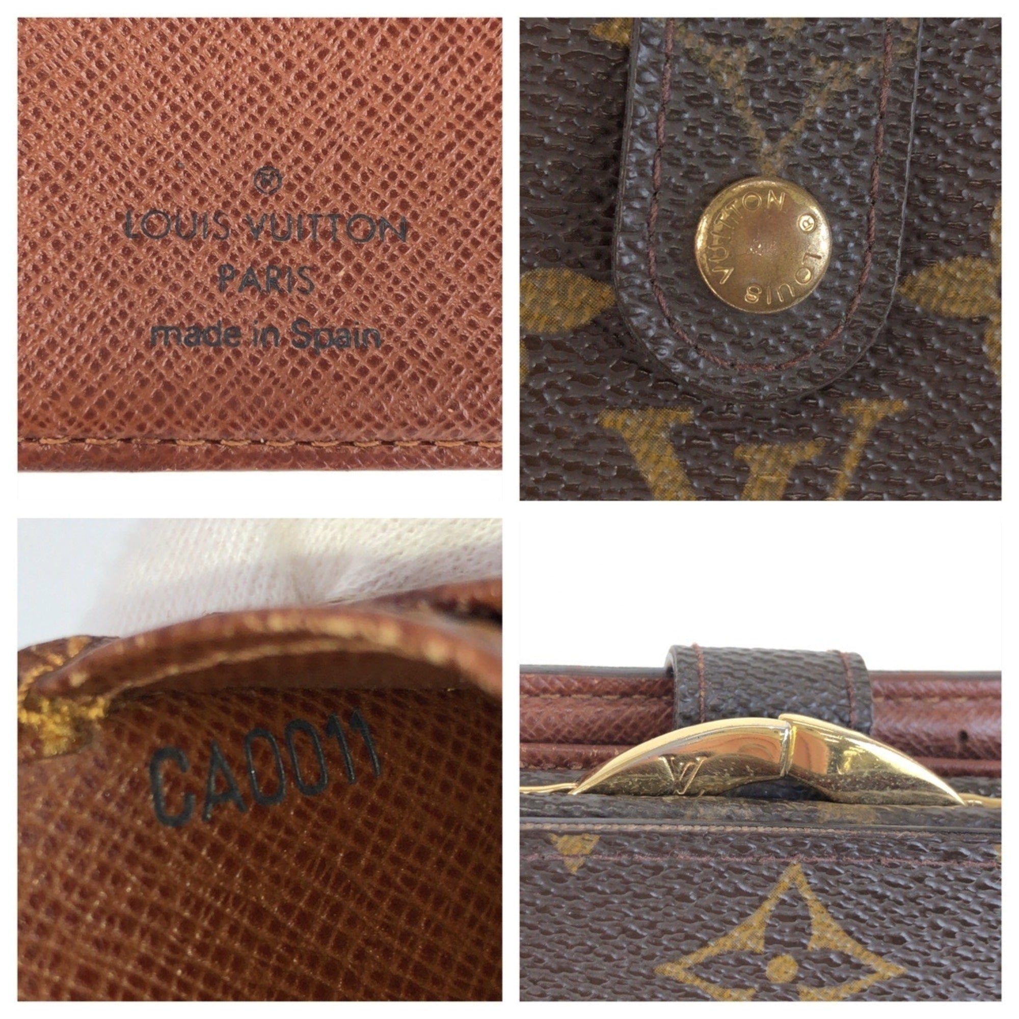 Louis Vuitton Brown Monogram Pvc Wallet (Bi-Fold) (Pre-Owned)