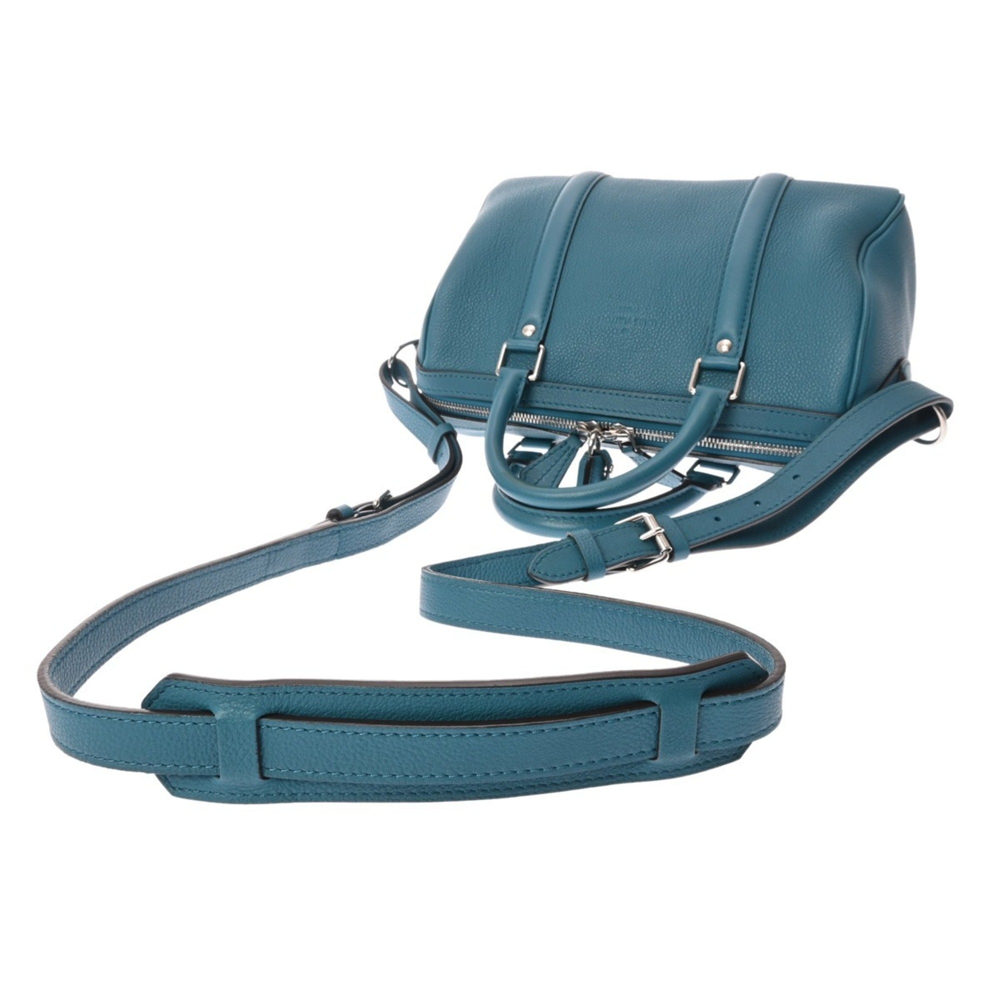 Louis Vuitton Blue Leather Handbag (Pre-Owned)