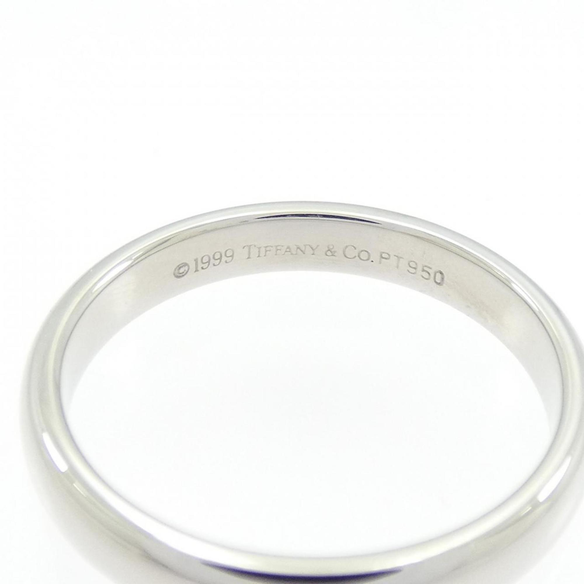 Tiffany Platinum Platinum 950 Band Ring (Pre-Owned)