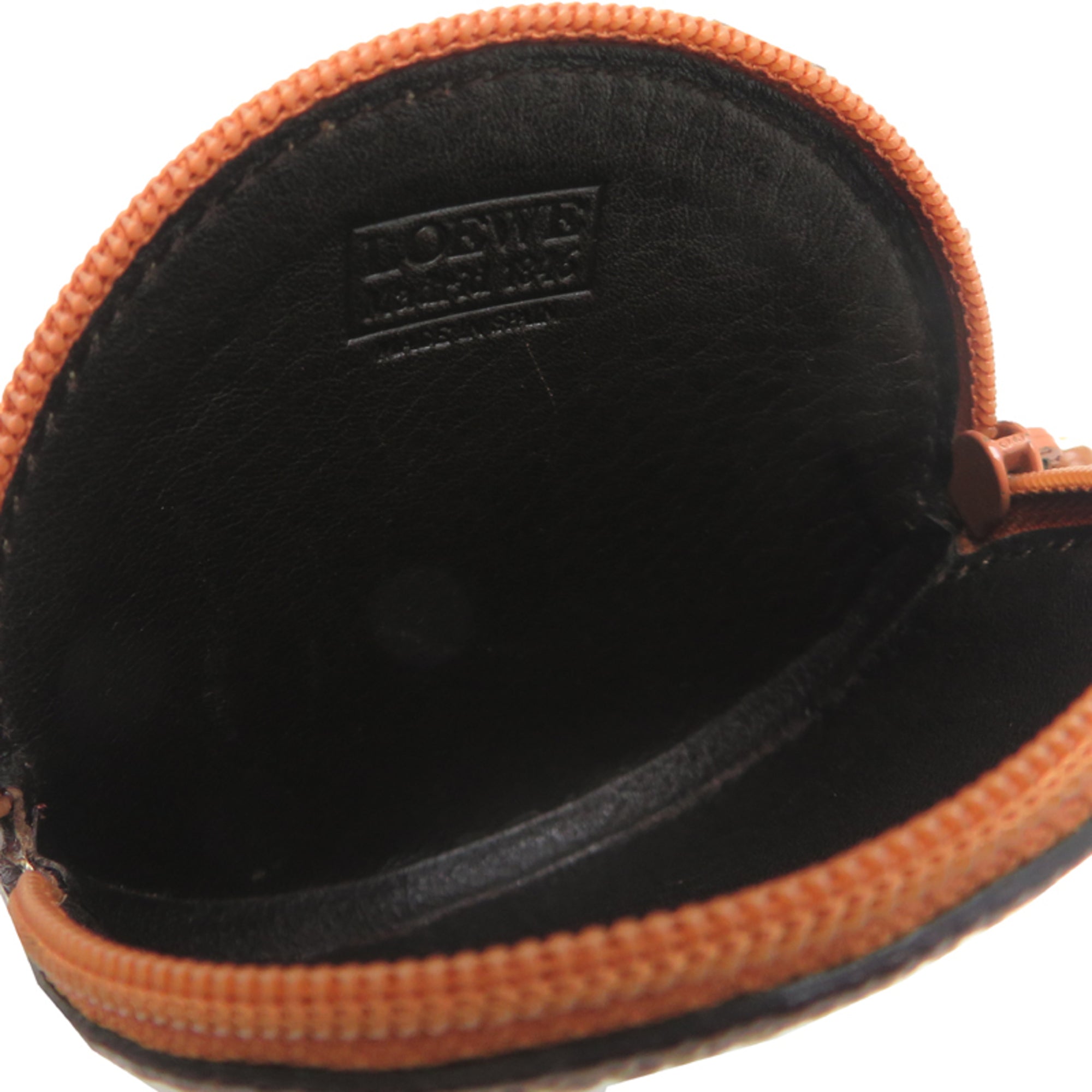 Loewe Brown Leather Coin Purse/Coin Case (Pre-Owned)