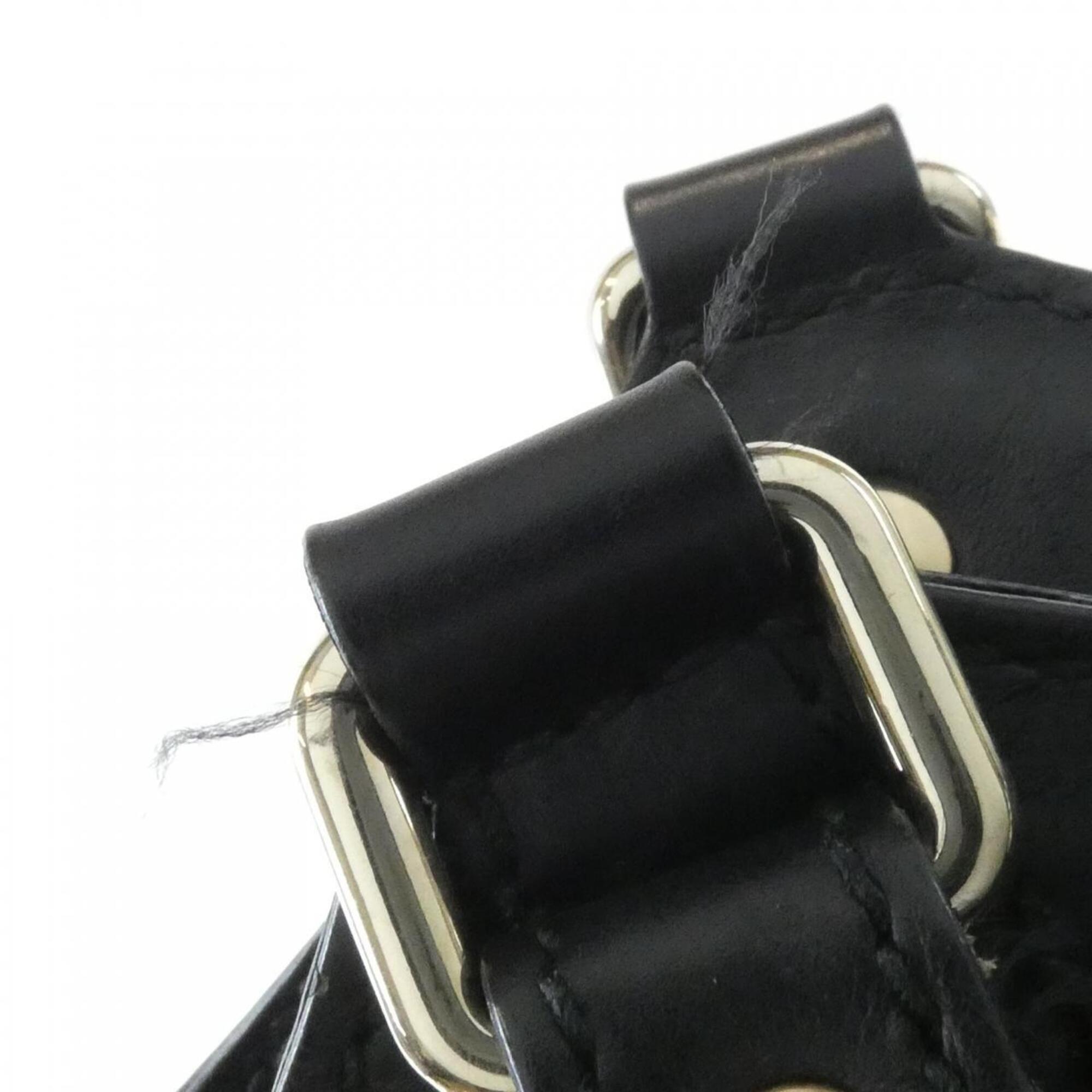 Gucci Black Leather Handbag (Pre-Owned)