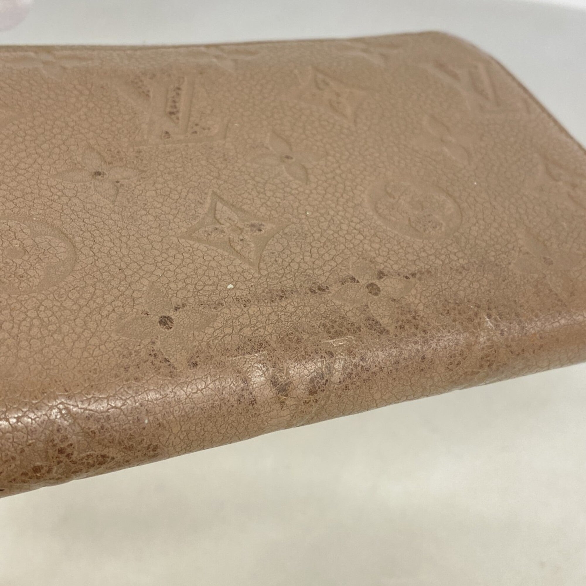Louis Vuitton Taupe Long Wallet (Bi-Fold) (Pre-Owned)