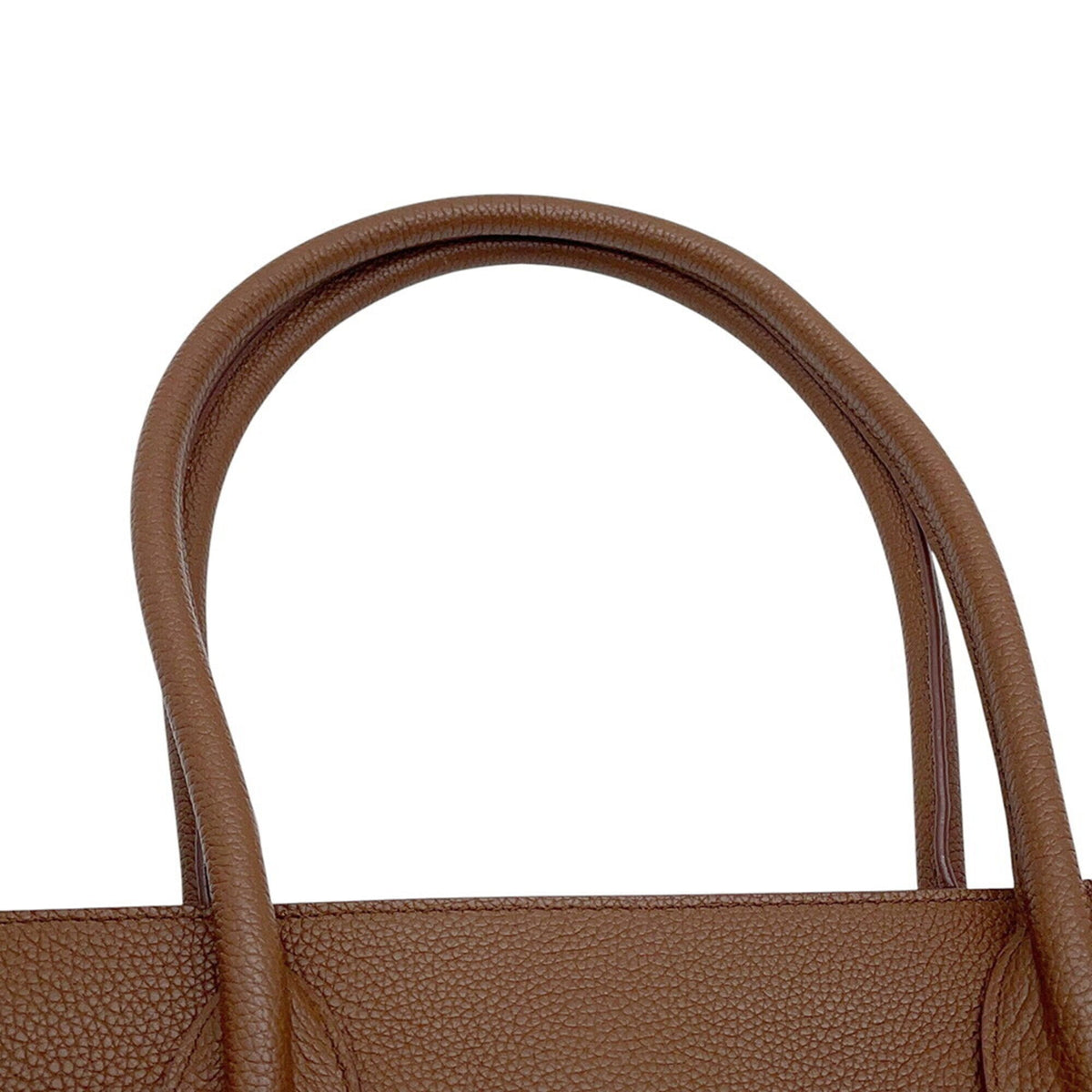 Saint Laurent Brown Leather Handbag Tote Bag (Pre-Owned)