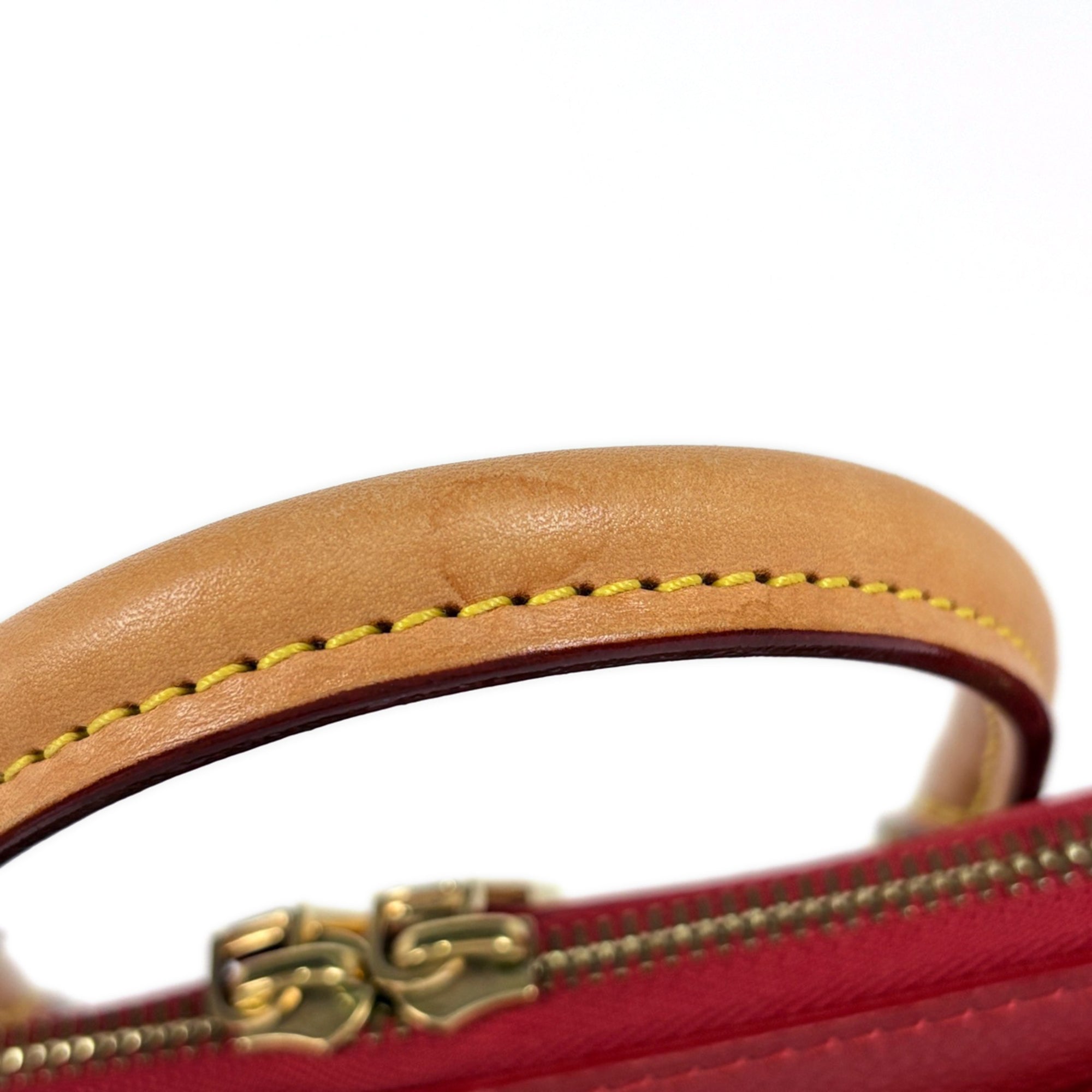Louis Vuitton Brown Cerise Monogram Red Color Monogram Handbag Shoulder Bag (Pre-Owned)