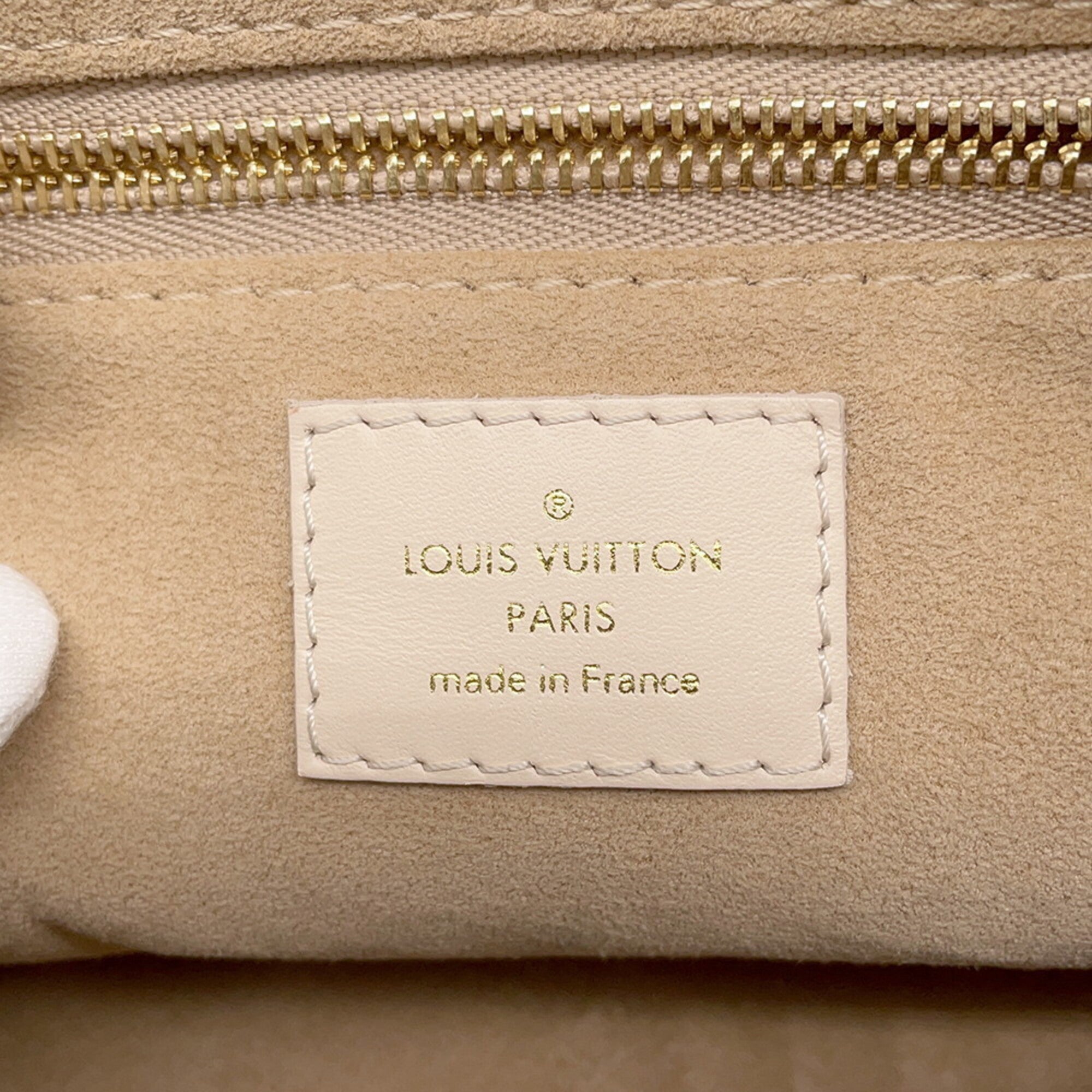Louis Vuitton White Monogram Empreinte Handbag Shoulder Bag (Pre-Owned)