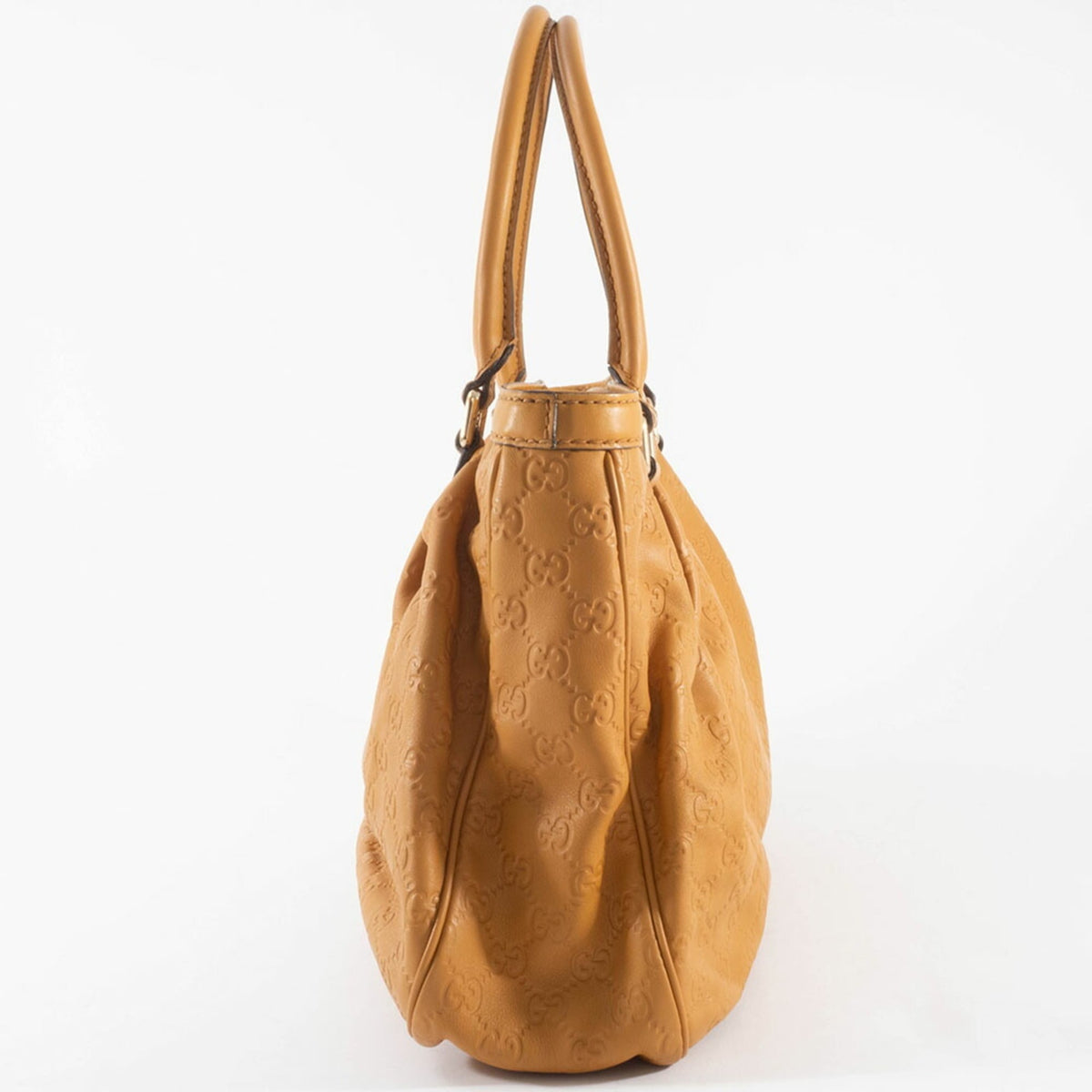 Gucci Brown Leather Handbag (Pre-Owned)