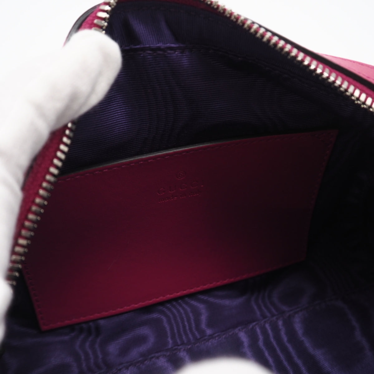 Gucci Pink Nylon Shoulder Bag (Pre-Owned)