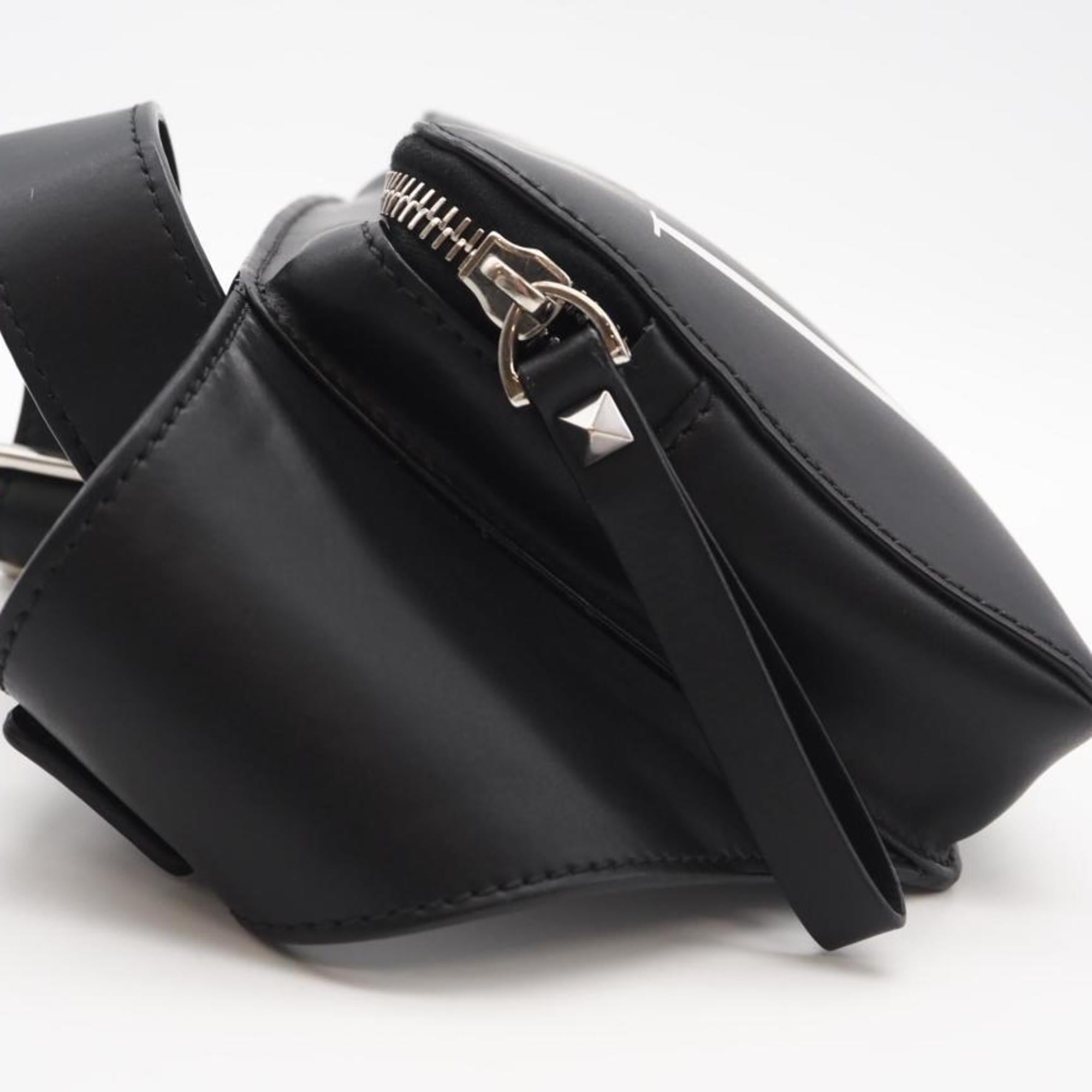 Valentino Black Leather Sling Bag (Pre-Owned)