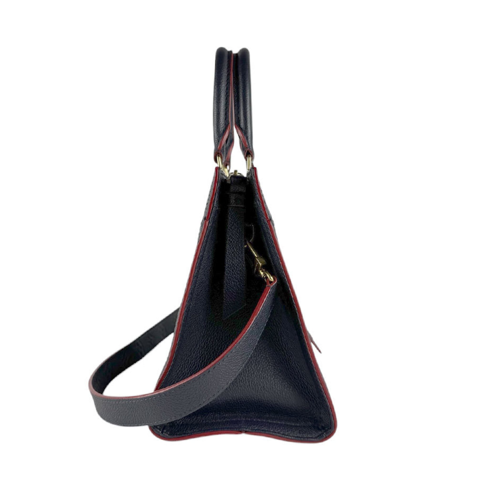 Louis Vuitton Marine Rouge Monogram Empreinte Handbag Shoulder Bag (Pre-Owned)