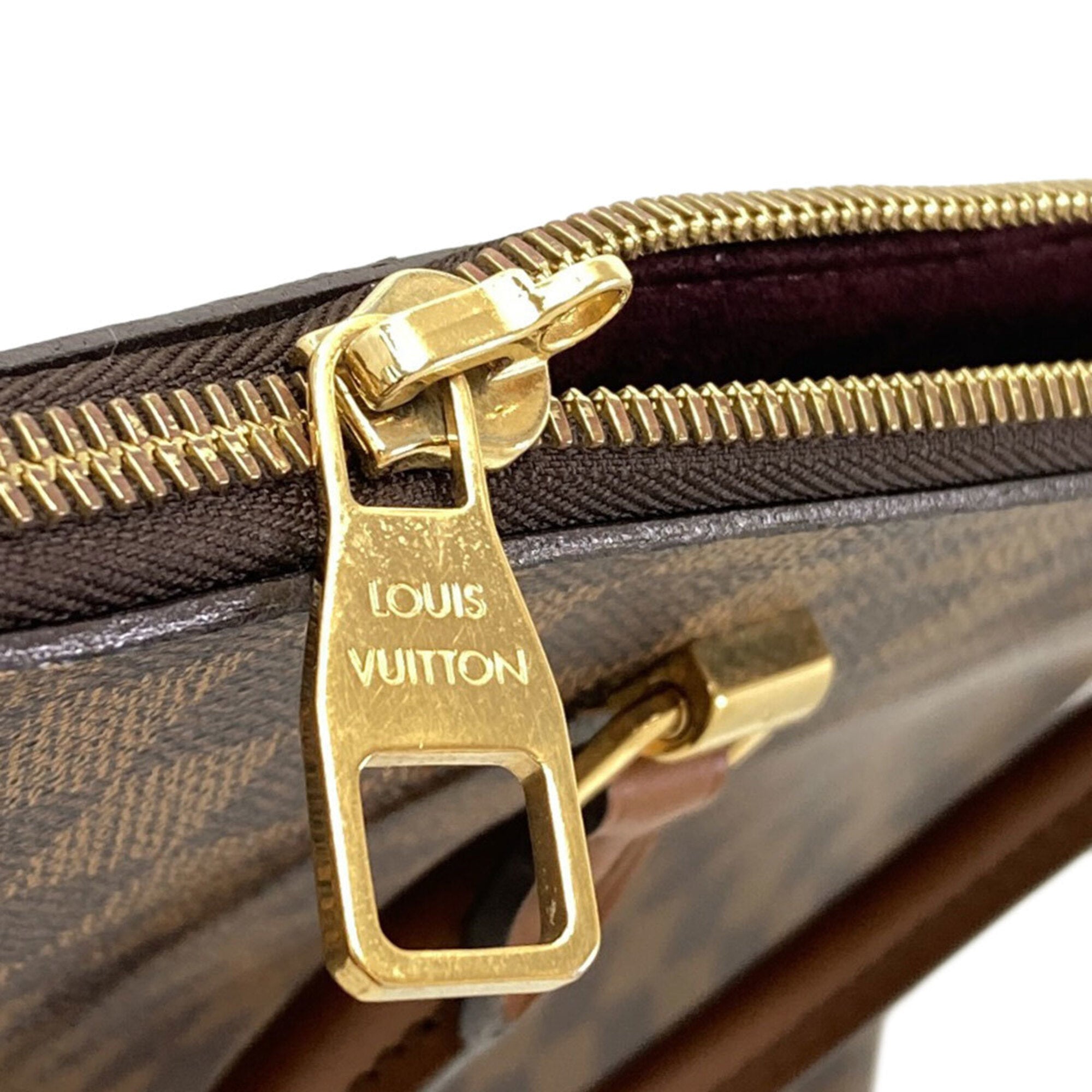 Louis Vuitton Damier Damier Canvas Ebene Damier Canvas Handbag (Pre-Owned)