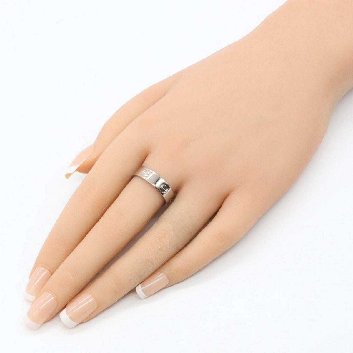 Cartier Silver White Gold (18K) Band Ring (Pre-Owned)
