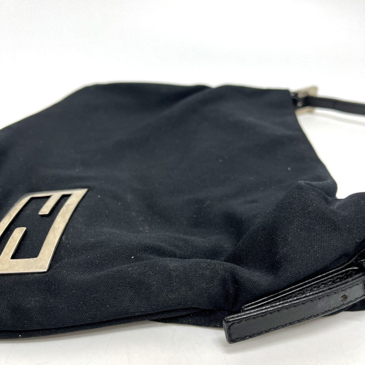 Fendi Black Satin Handbag (Pre-Owned)