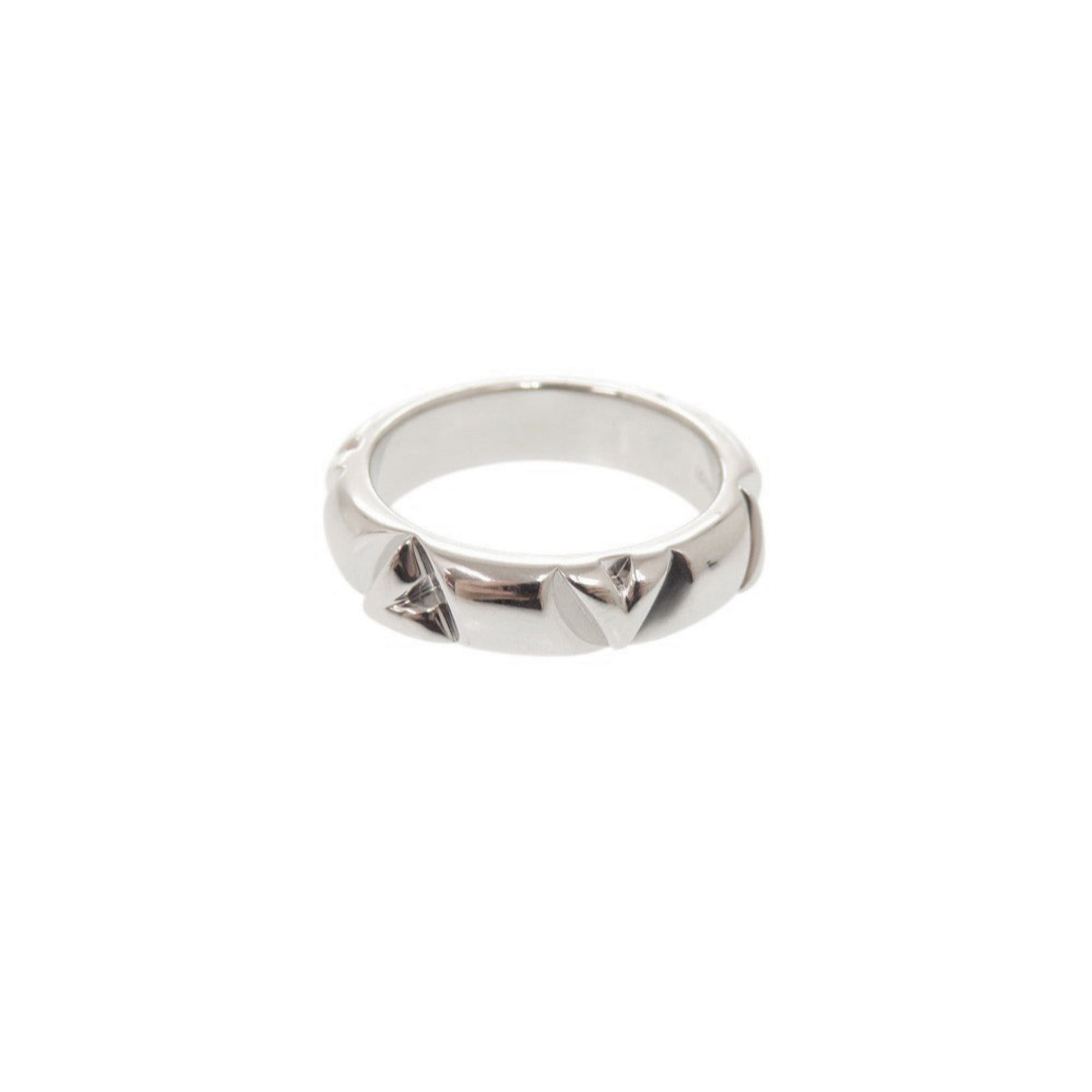 Louis Vuitton White Gold White Gold (18K) Band Ring (Pre-Owned)