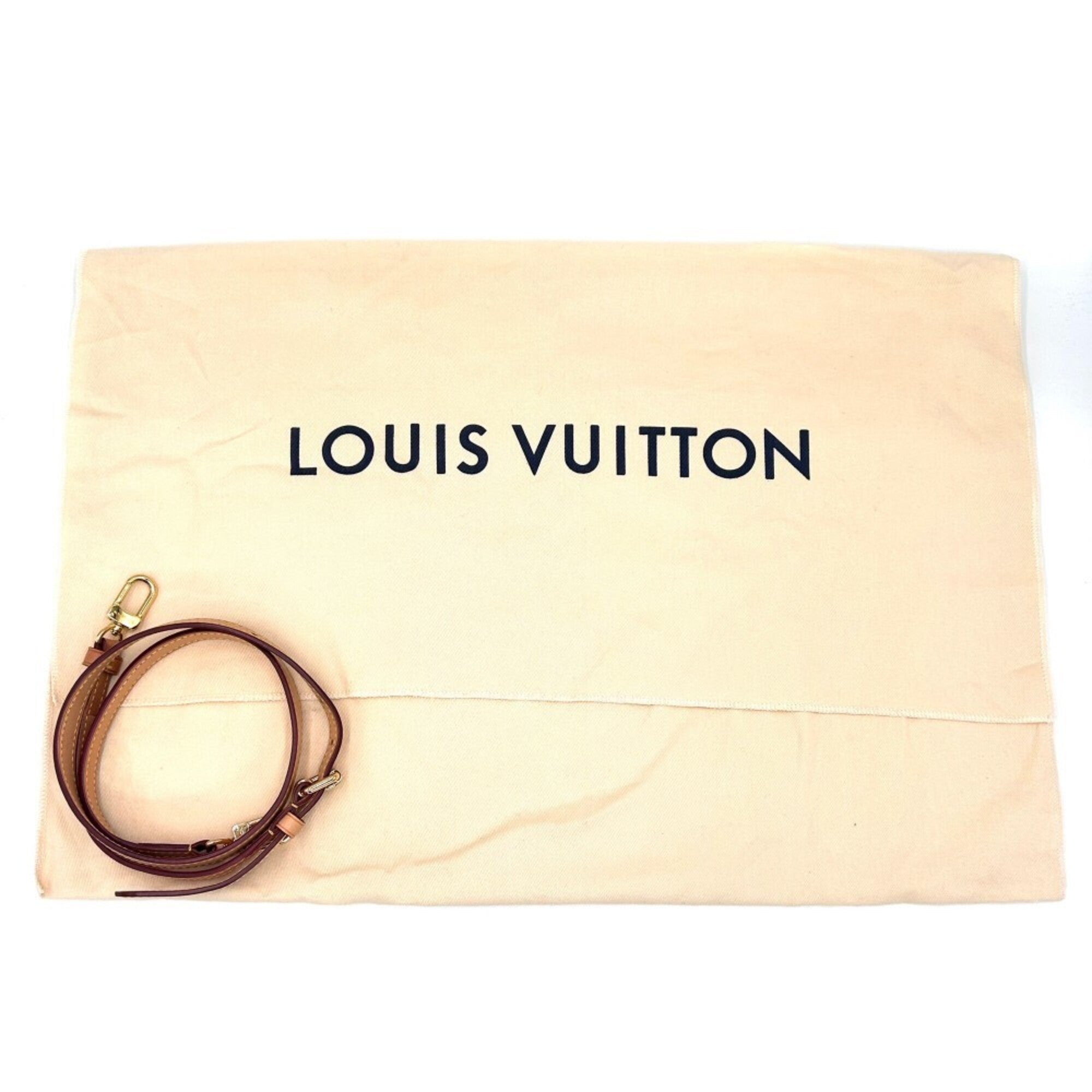 Louis Vuitton Brown Monogram Canvas Handbag Shoulder Bag (Pre-Owned)