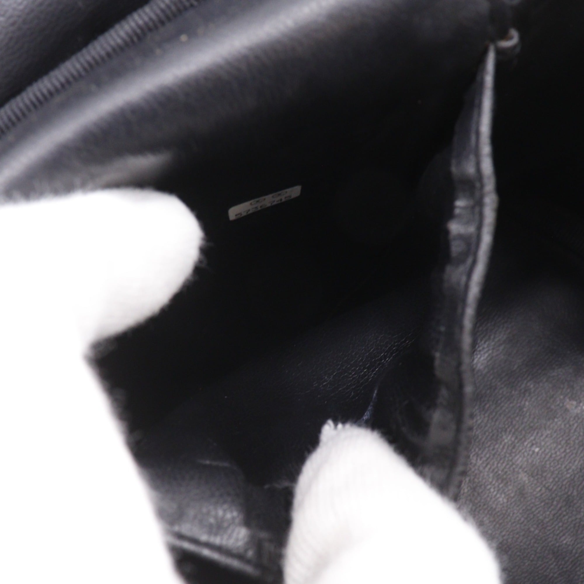 Chanel Black Grained Calfskin Vanity Bag (Pre-Owned)