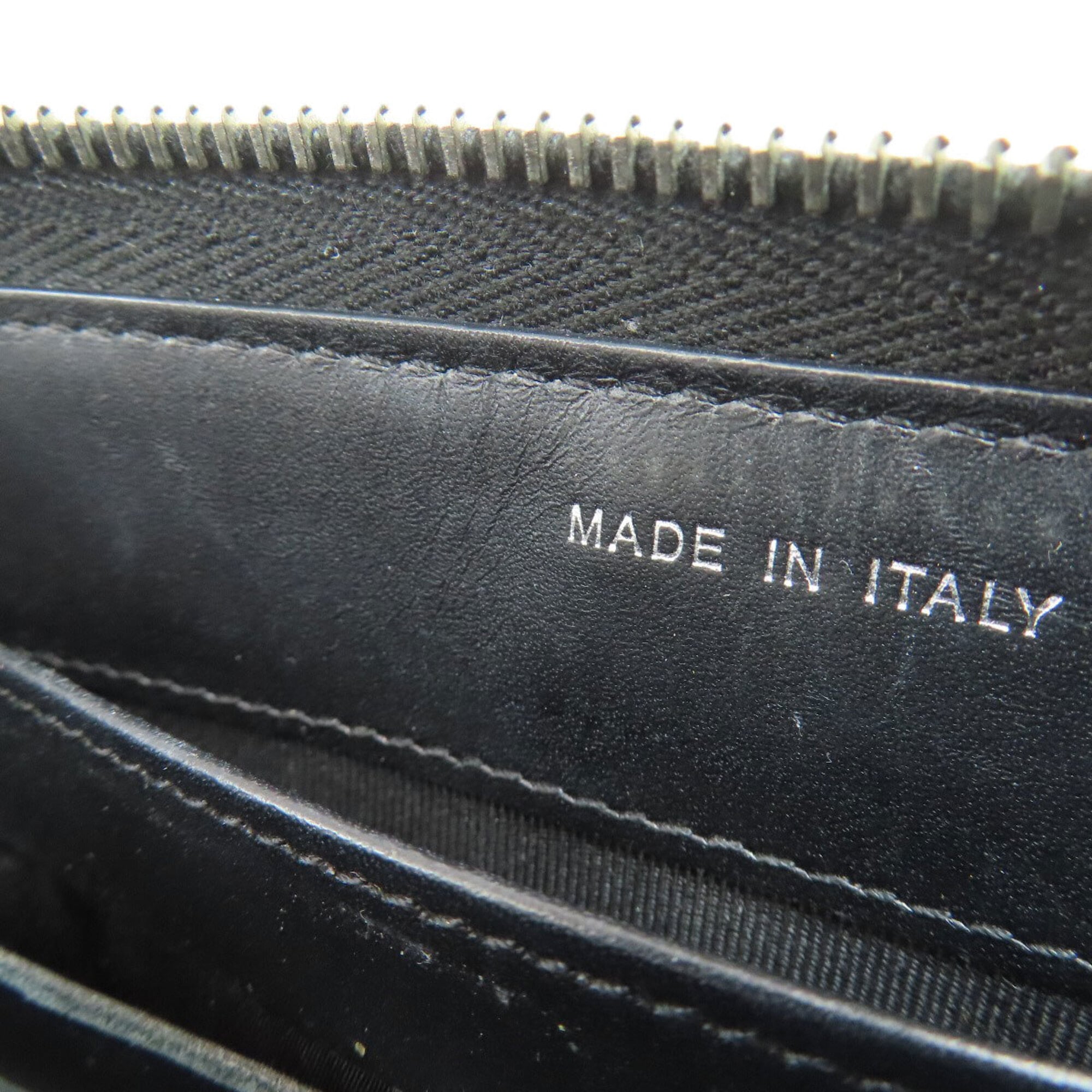 Chanel Matelasse Black Leather Long Wallet (Bi-Fold) (Pre-Owned)