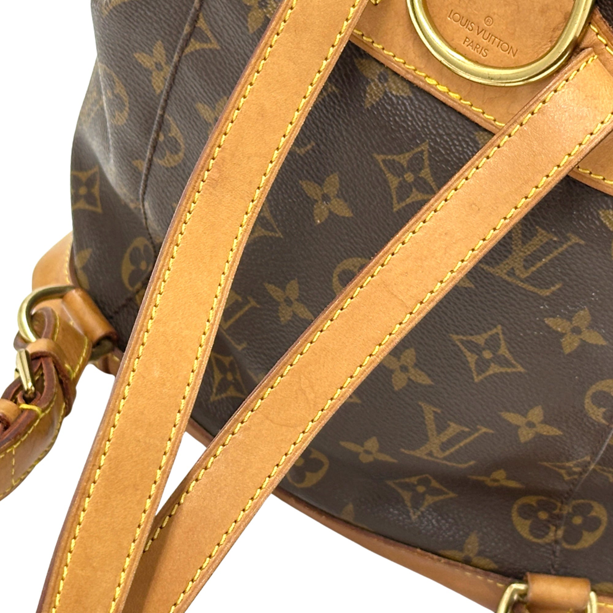 Louis Vuitton Brown Monogram Canvas Backpack (Pre-Owned)