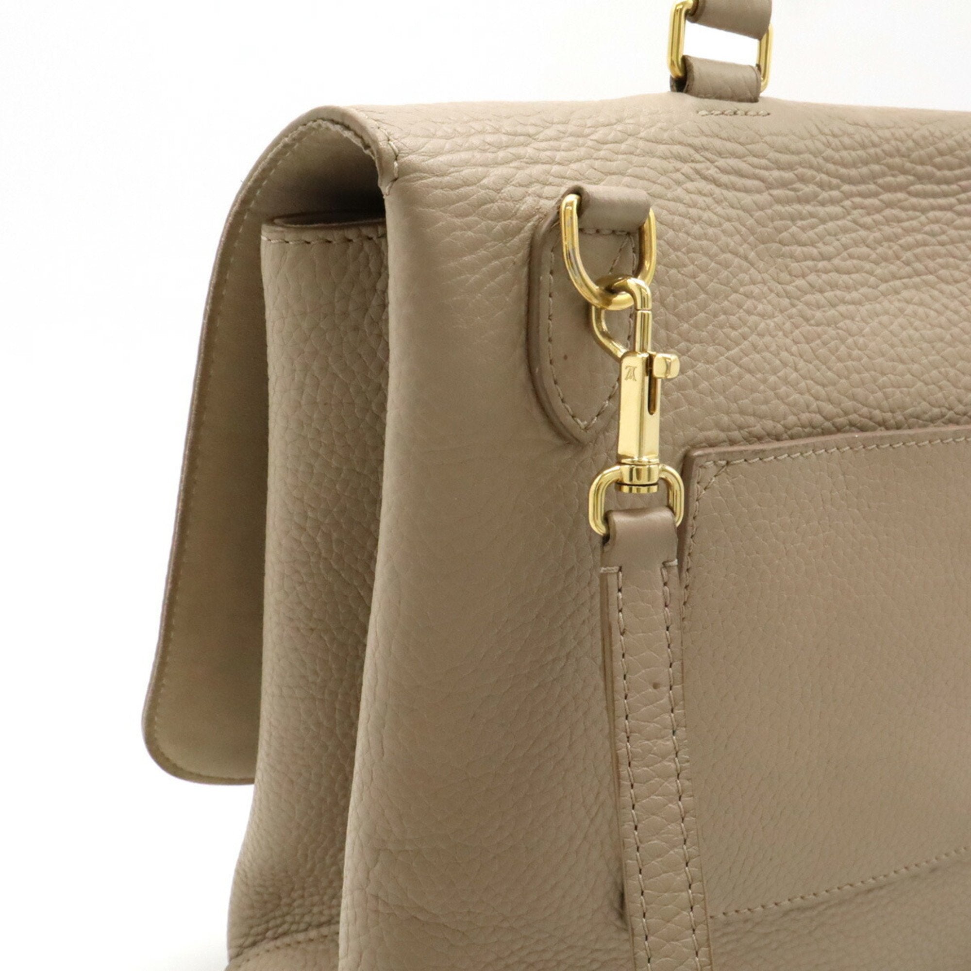 Louis Vuitton Galle Leather Handbag Shoulder Bag (Pre-Owned)