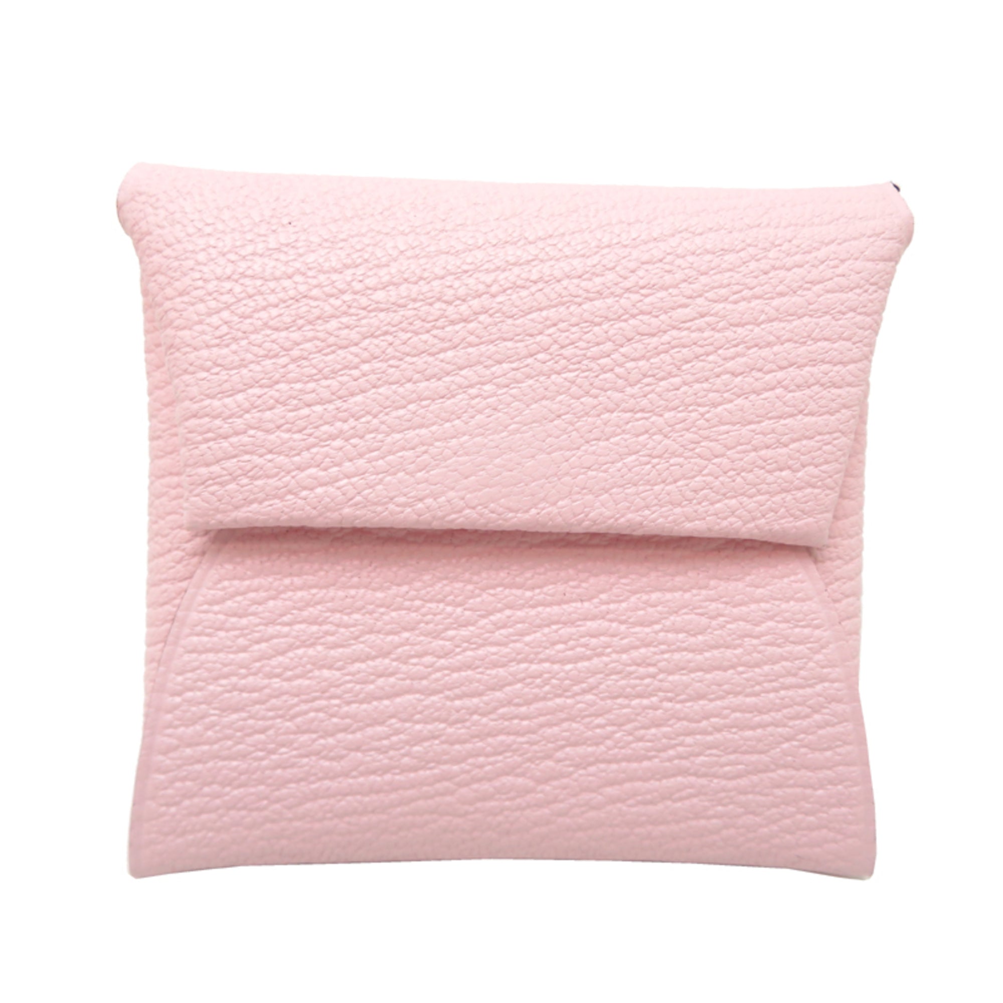 Hermes Light Pink Leather Coin Purse/Coin Case (Pre-Owned)