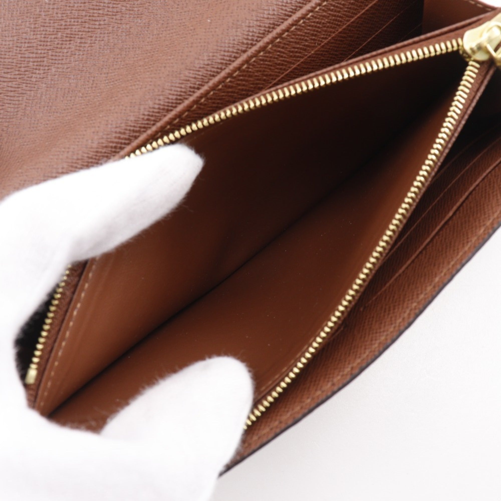 Louis Vuitton Monogram Brown Monogram Monogram Long Wallet (Bi-Fold) (Pre-Owned)