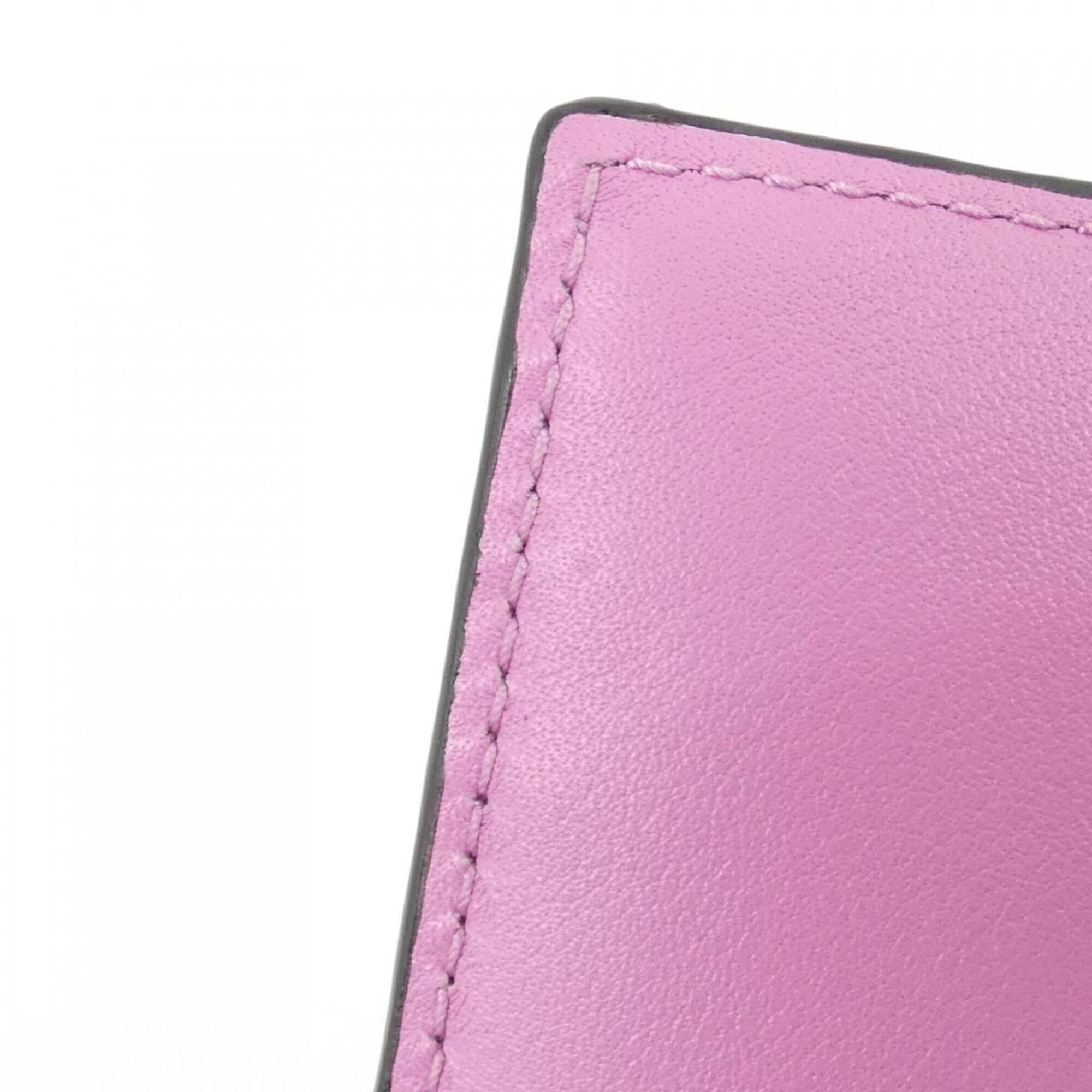 Gucci Pink Purple Leather Coin Purse/Coin Case (Pre-Owned)