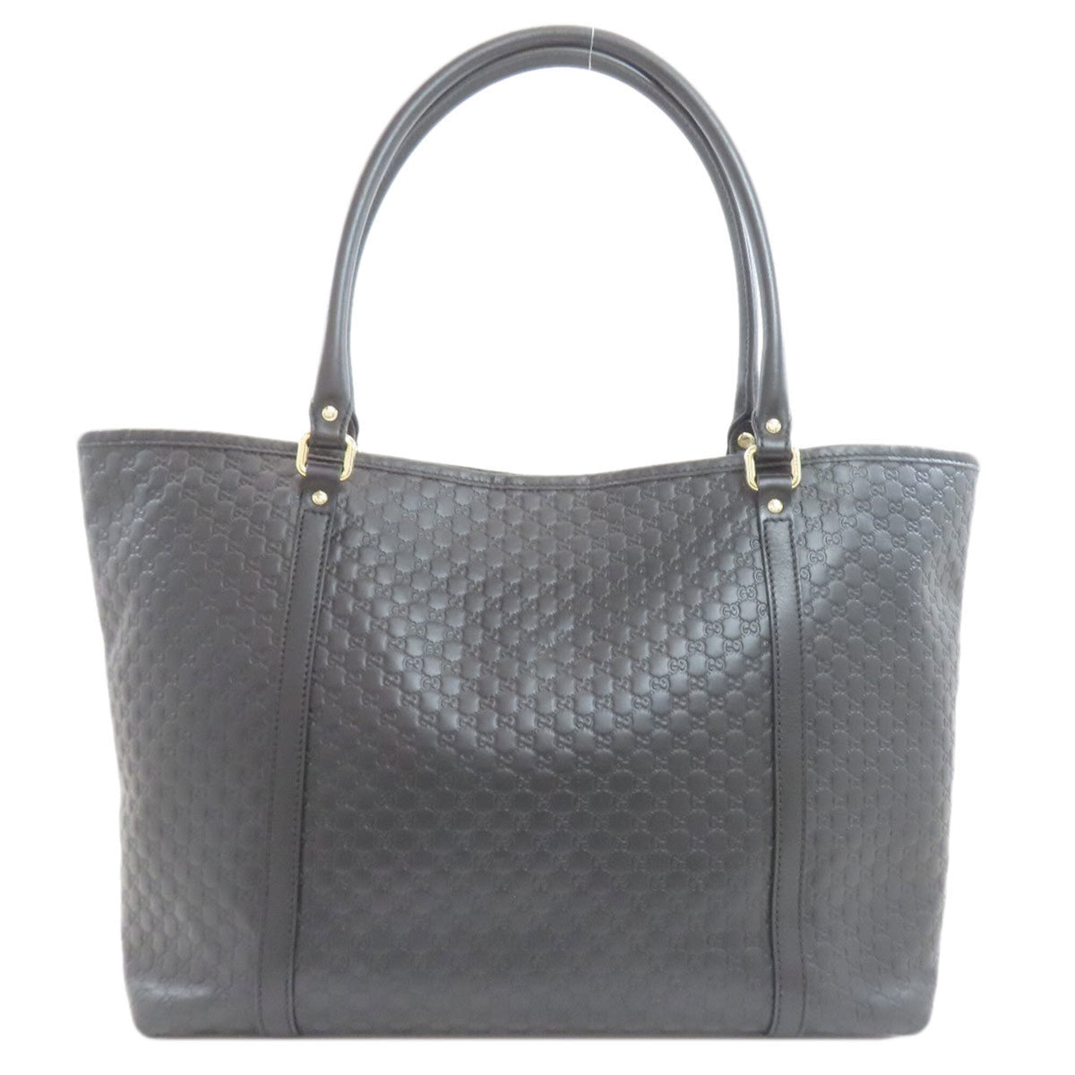 Gucci Black Leather Tote Bag (Pre-Owned)